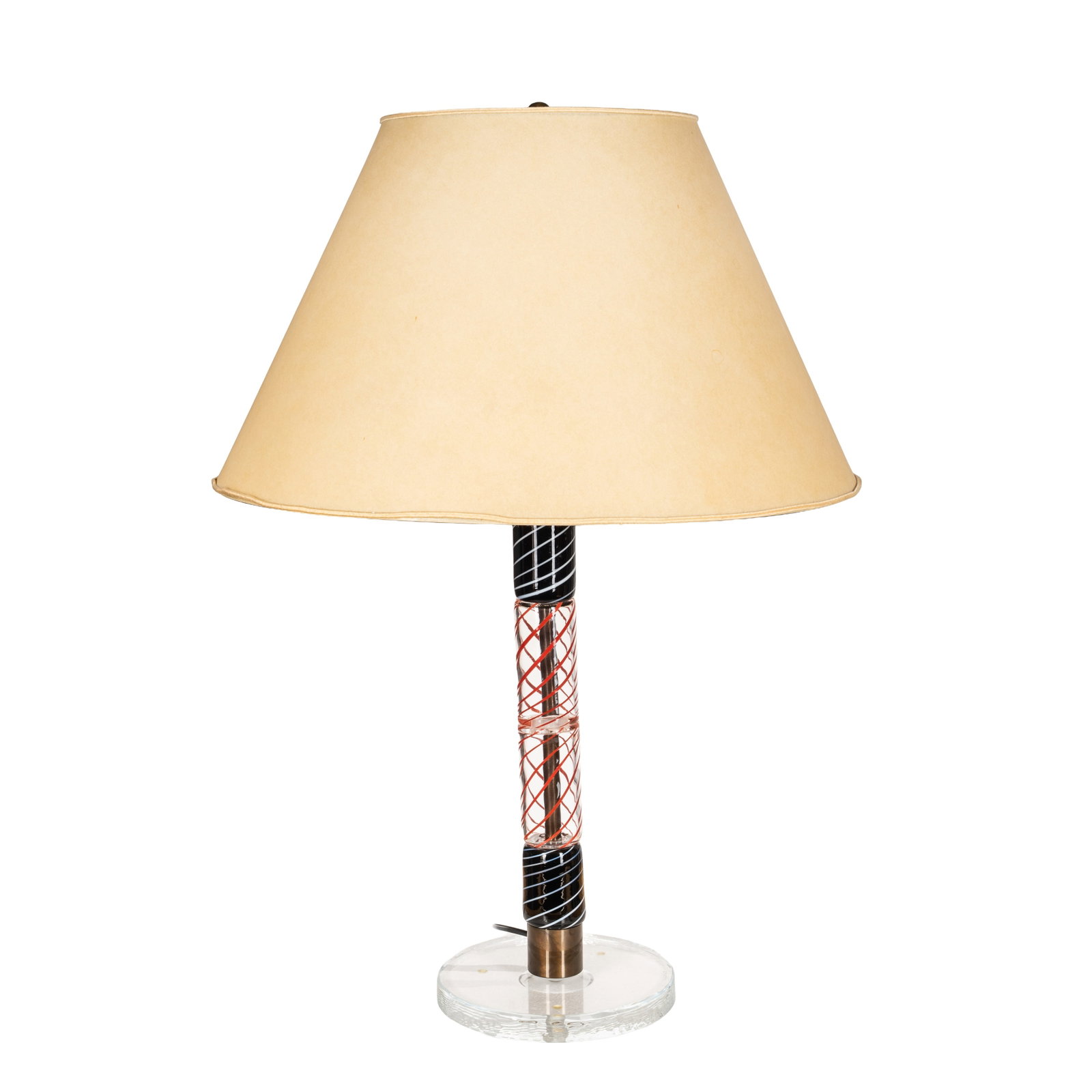 Carlo Moretti (Italian, b.1934) Murano Glass Table lamp (1 of 3)