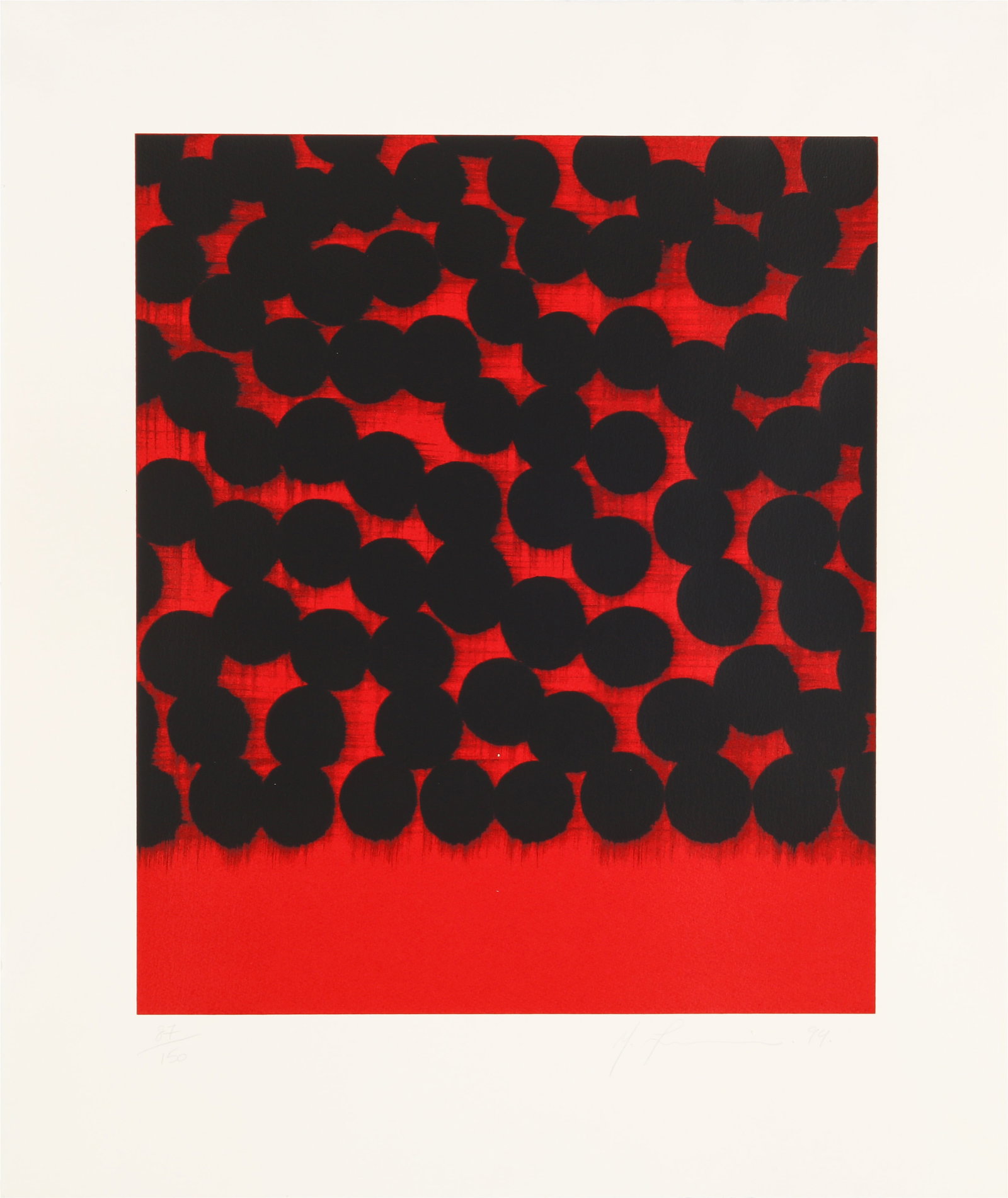 § Mark Francis (Northern Irish, b.1962) Untitled 8: § Mark Francis (Northern Irish, b.1962) Untitled 8 1999 signed, dated and numbered 87/150 in pencil screenprint in colours on wove unframed ARR Dimensions:sheet 66 x 55cm