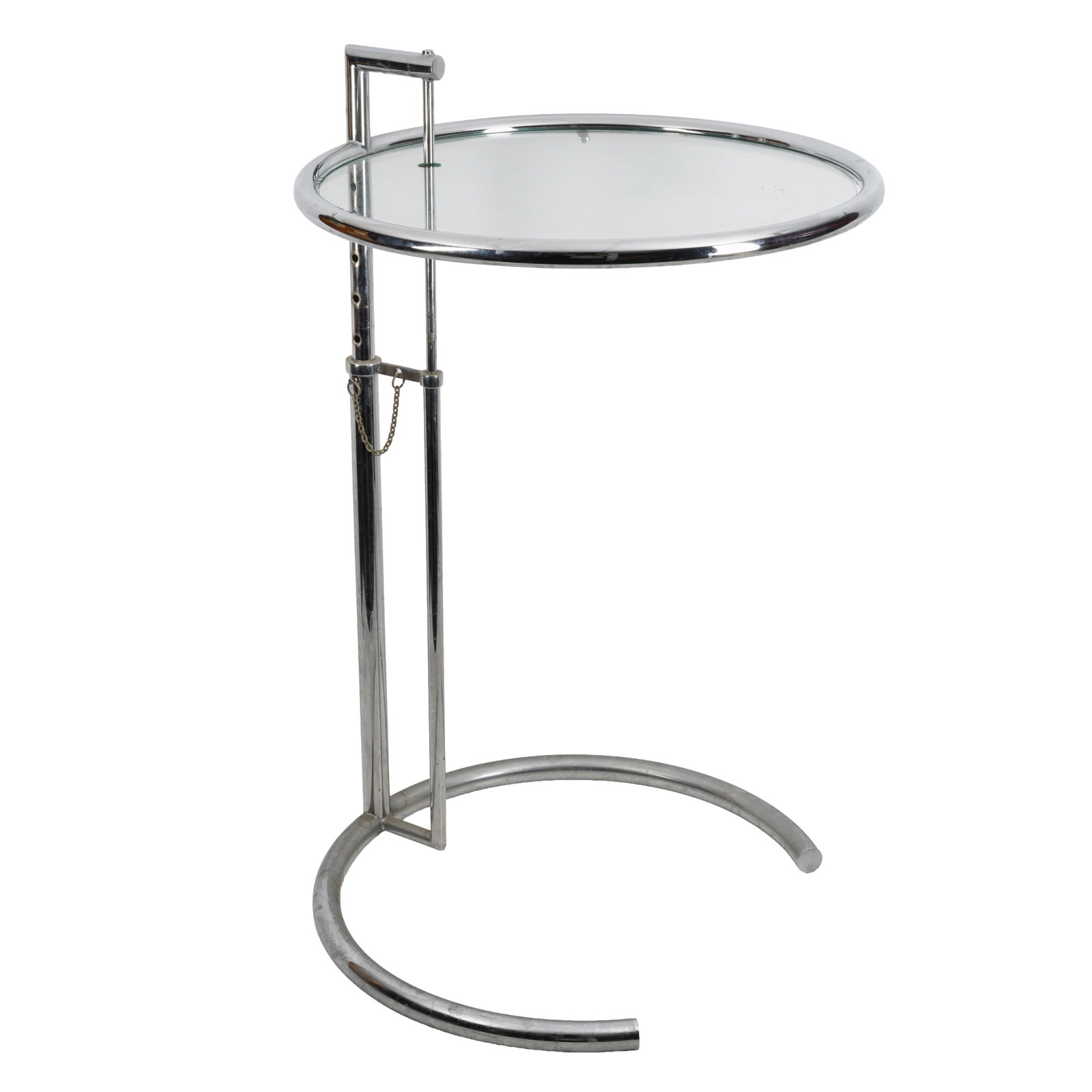 After Eileen Gray (Irish, 1878-1976) Model 'E1027' Style Side Table (1 of 2)