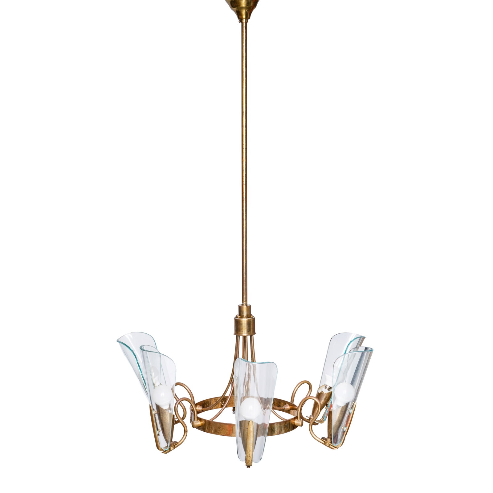 Stilux, Italy Six branch chandelier - 2