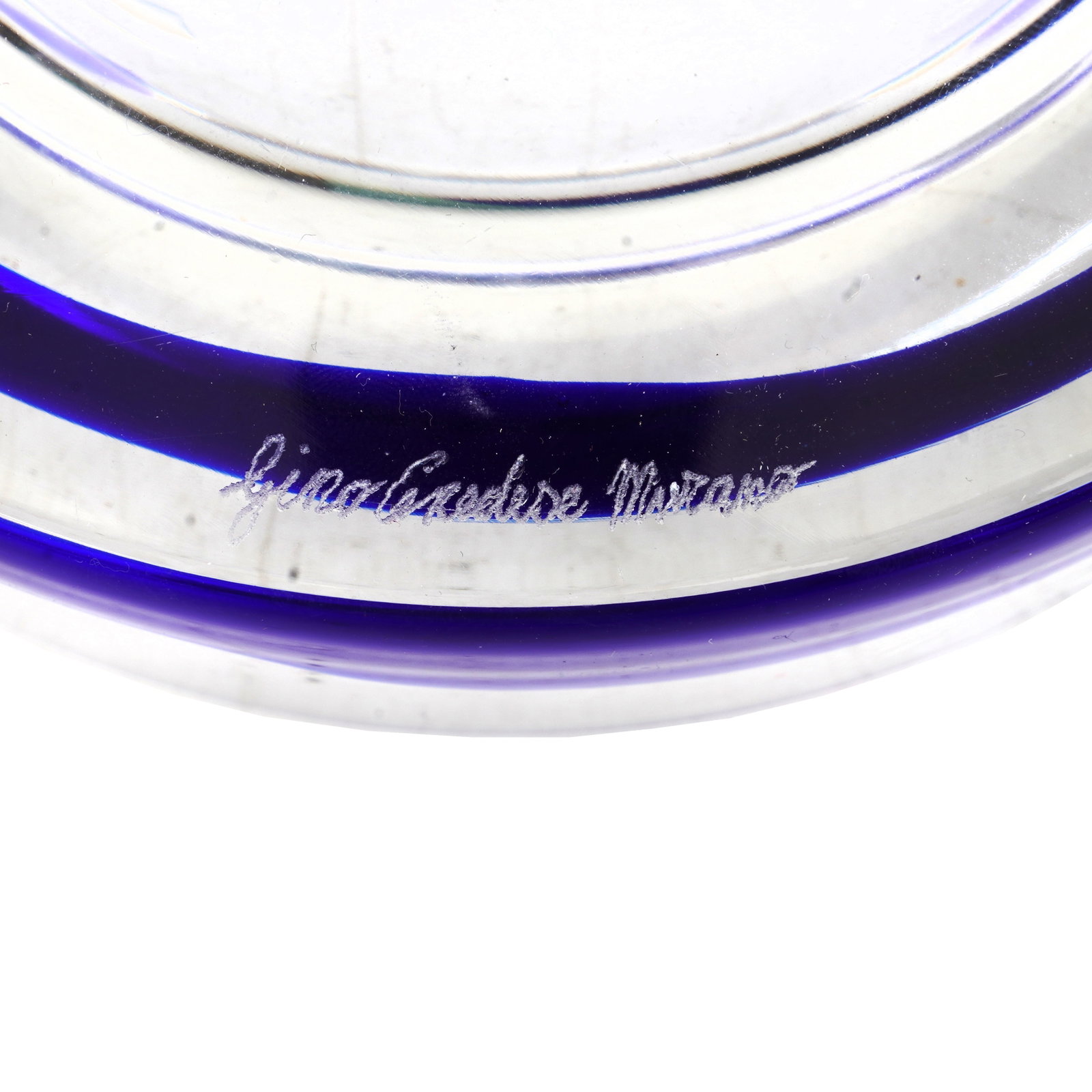 Gino Cenedese, Murano, Italy Two Candlesticks and Bowl - 3