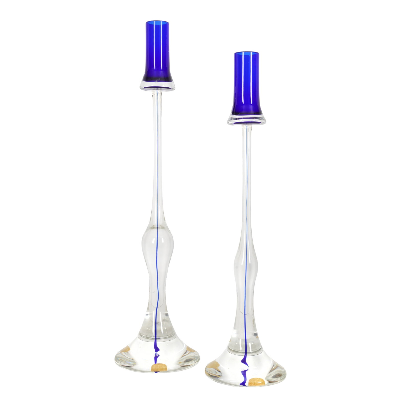 Gino Cenedese, Murano, Italy Two Candlesticks and Bowl - 4