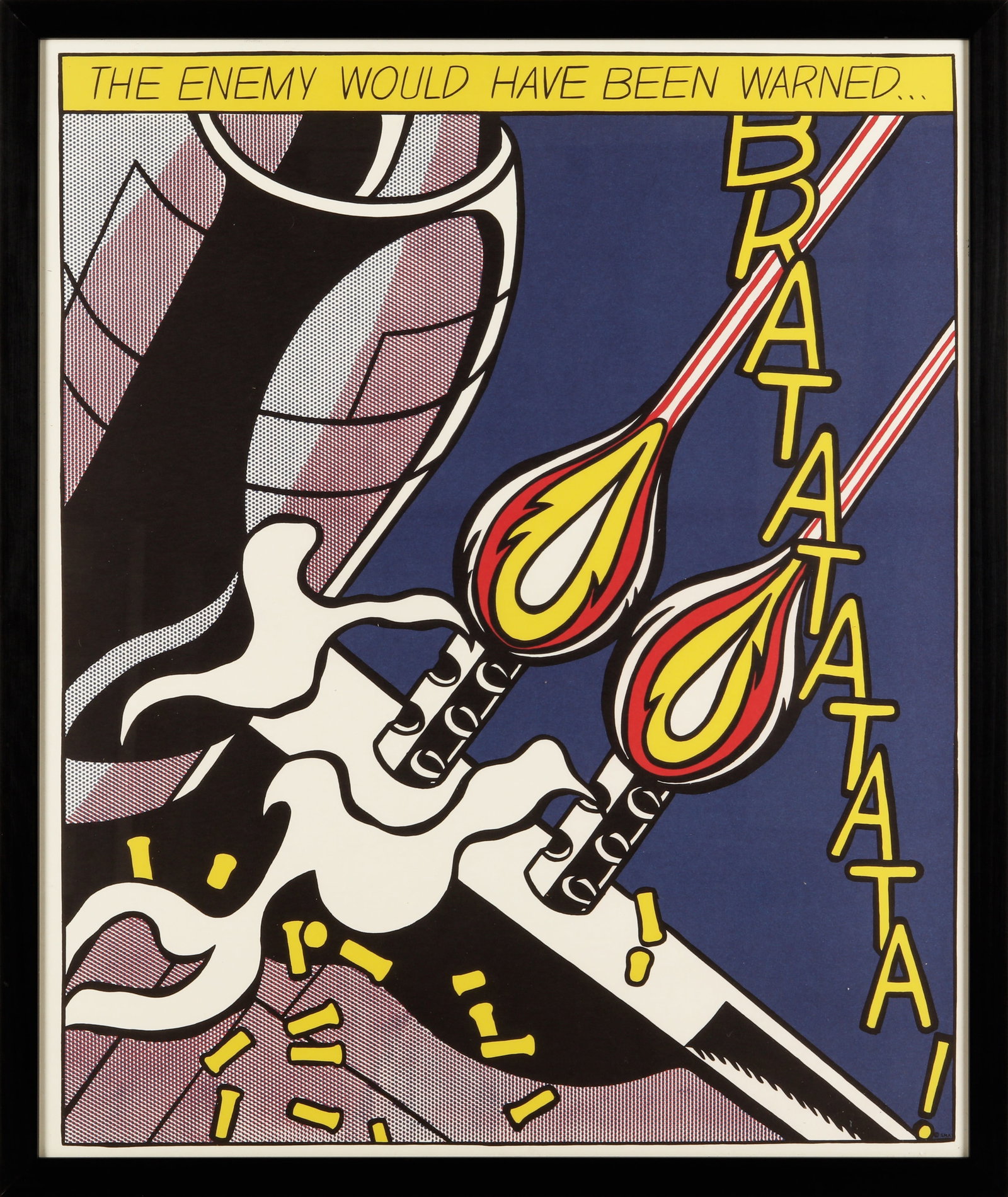 After Roy Lichtenstein (American, 1923-1997) As I Opened Fire (Triptych) - 5