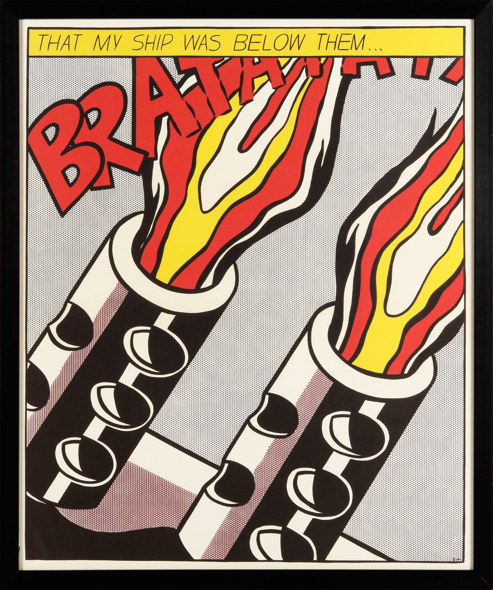 After Roy Lichtenstein (American, 1923-1997) As I Opened Fire (Triptych) - 7