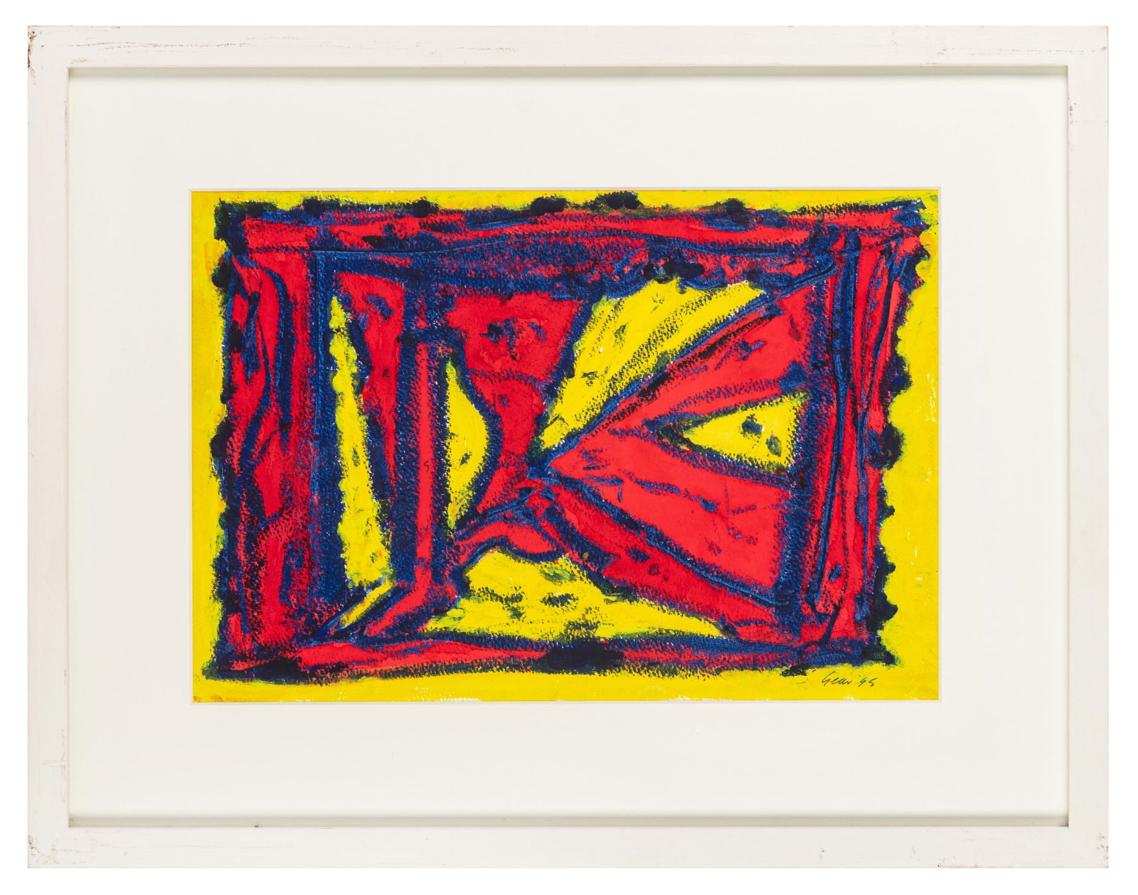 § William Gear R.A. (British, 1915-1997) Red Curtain - 2