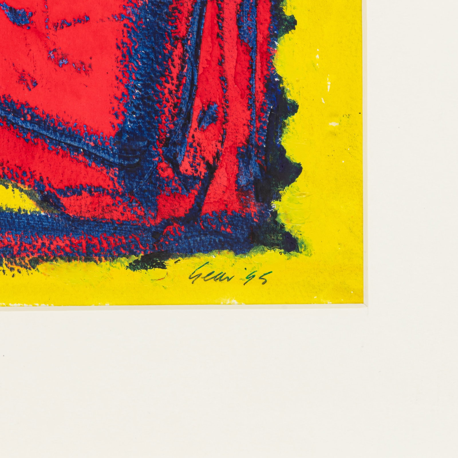§ William Gear R.A. (British, 1915-1997) Red Curtain - 3