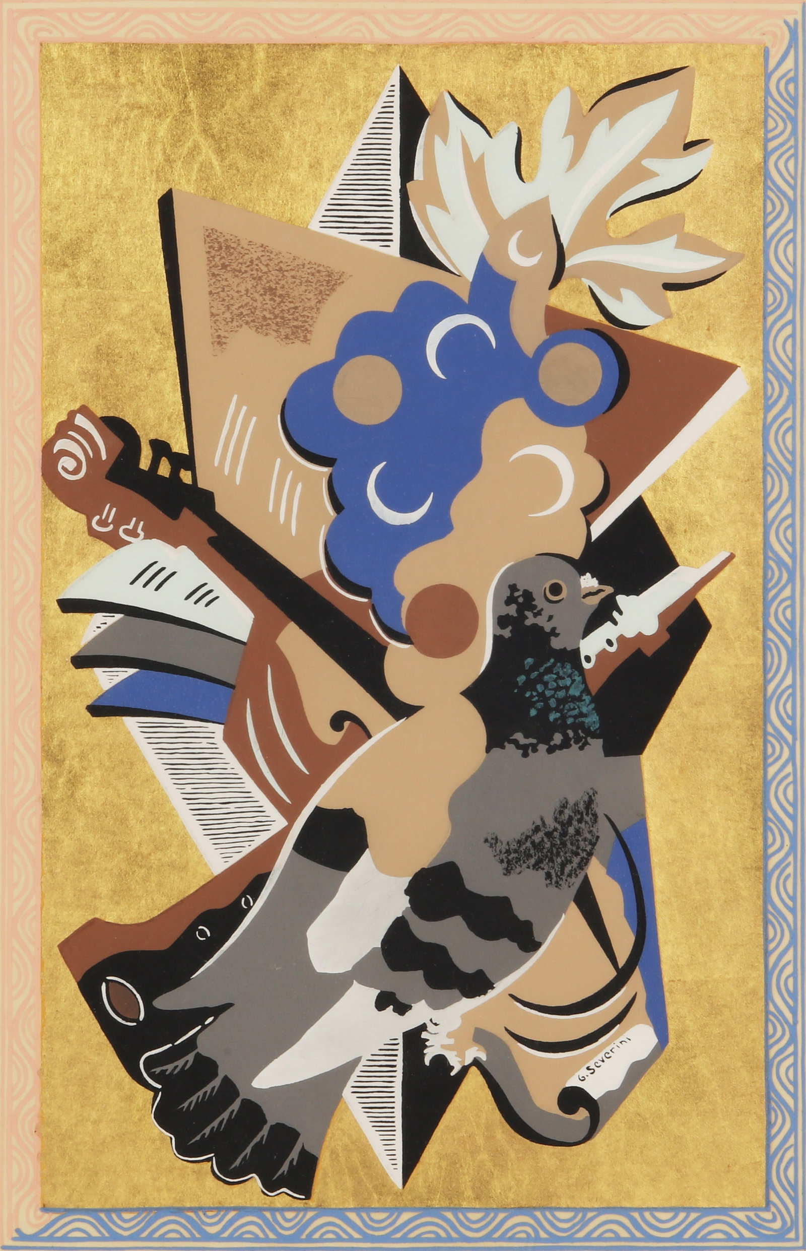 Gino Severini (Italian, 1883-1966) Nature-Morte au Pigeon (1 of 1)