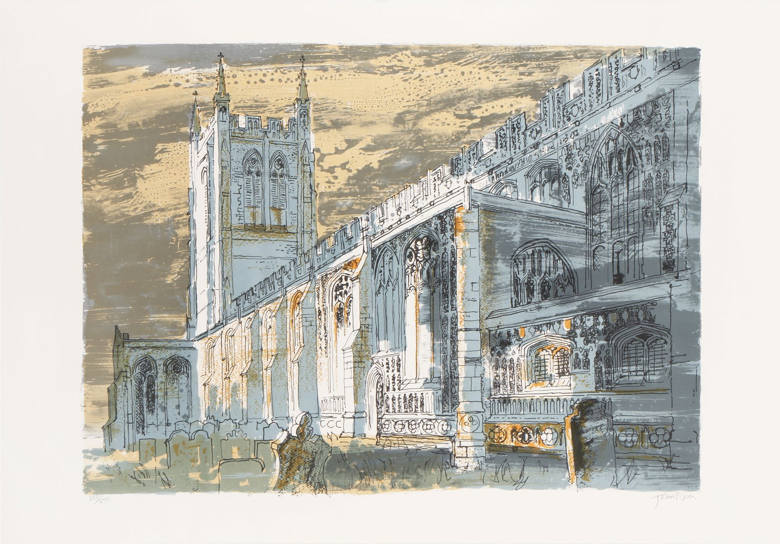 John Piper C.H. (British, 1903-1992) Long Melford Church [Levinson 336] (1 of 1)
