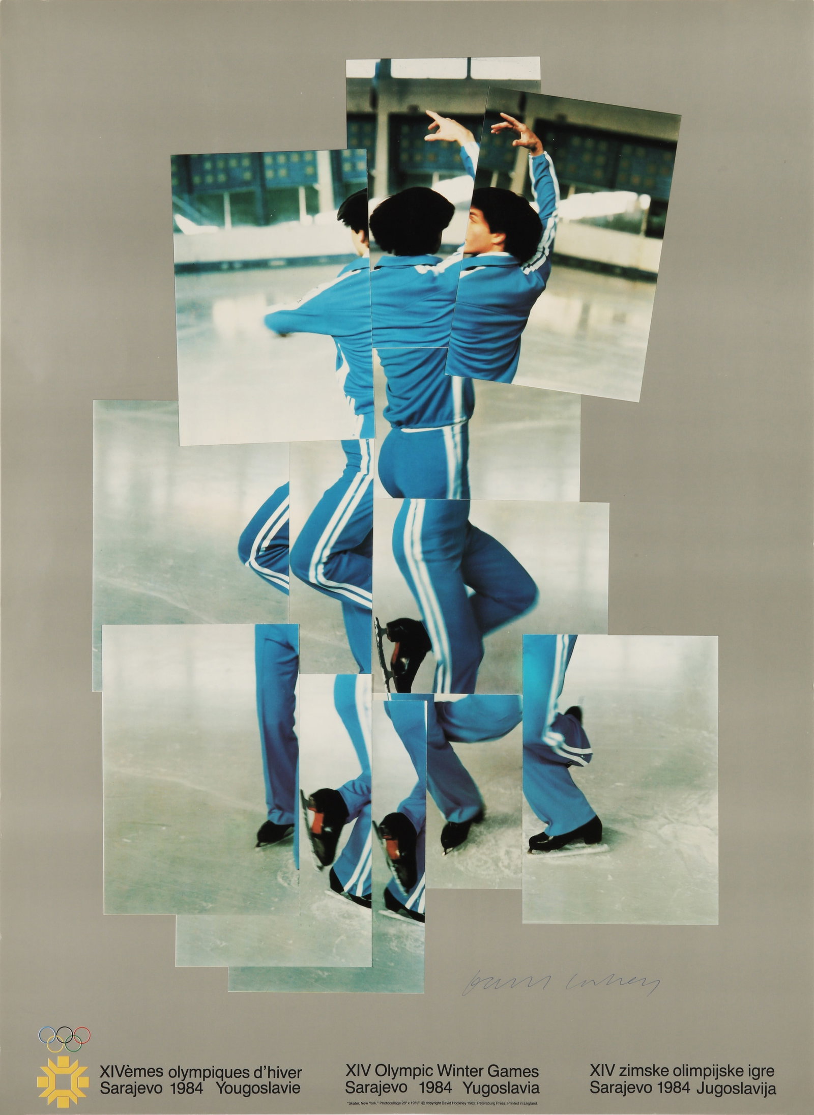 David Hockney O.M. C.H. R.A. (British, b.1937) XIV Olympic Winter Games, Sarajevo, 1984 (1 of 1)