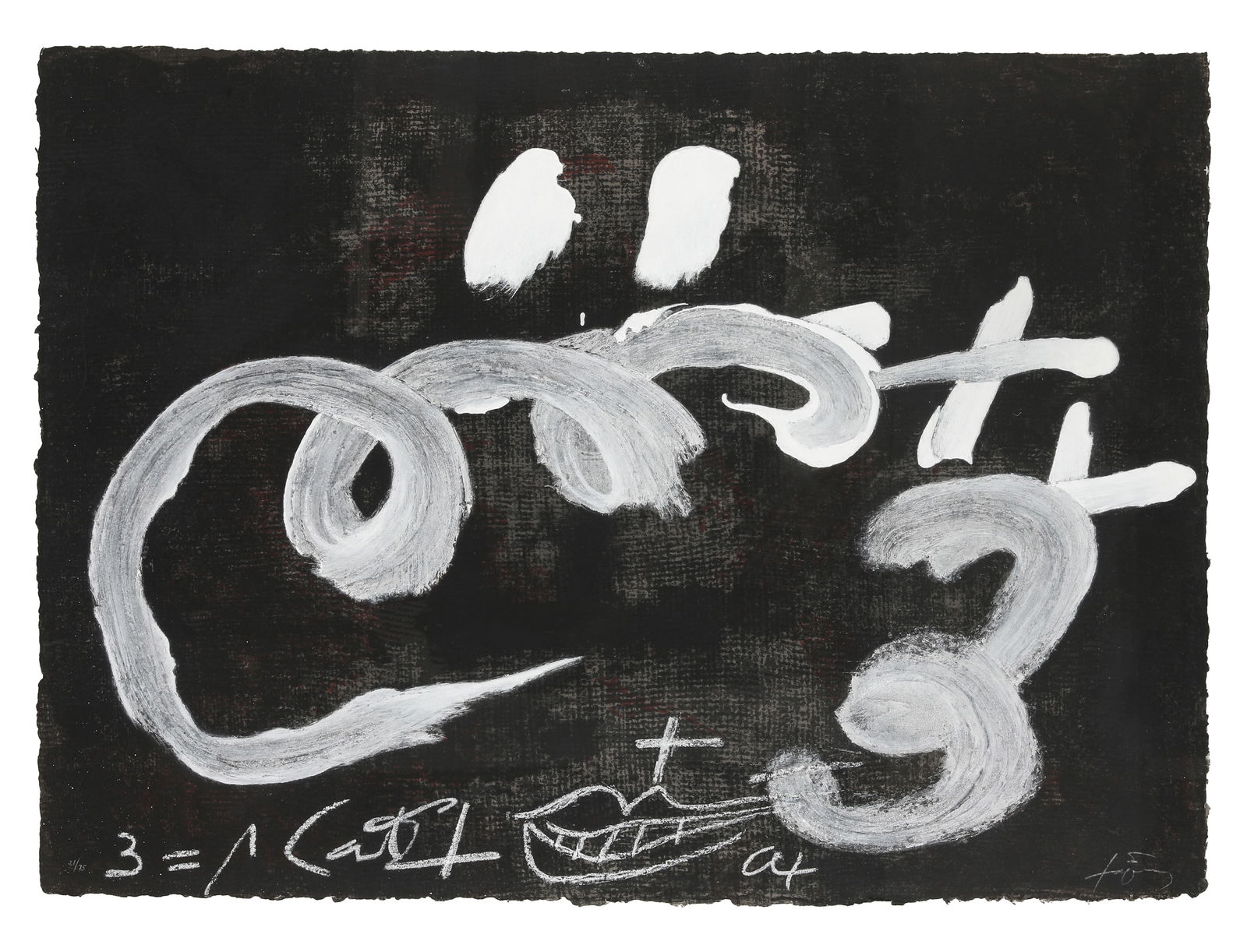 Antoni Tàpies (Spanish, 1923-2012) Espiral Blanca (1 of 1)