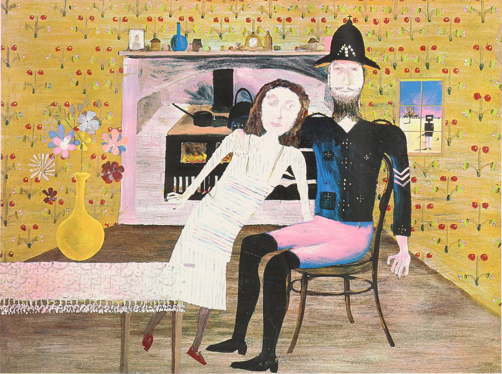 Sir Sidney Nolan C.B.E. R.A. (Australian, 1917-1992) Constable Fitzpatrick and Kate Kelly (1 of 1)