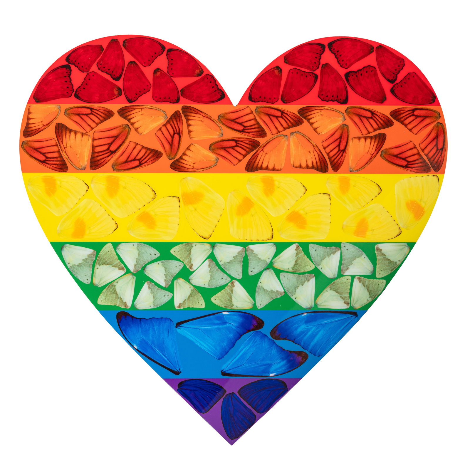 Damien Hirst (British, b.1965) Butterfly Heart (Small) [H7-4] (1 of 1)
