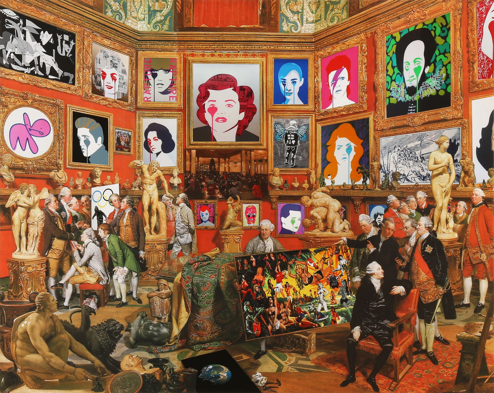 Pure Evil (British, b.1968) Grand Tour: signed and numbered 165/200 in pencil giclée print in colours on 300gsm Hahnemühle wove framed ARRDimensions: sheet 60 x 72cm