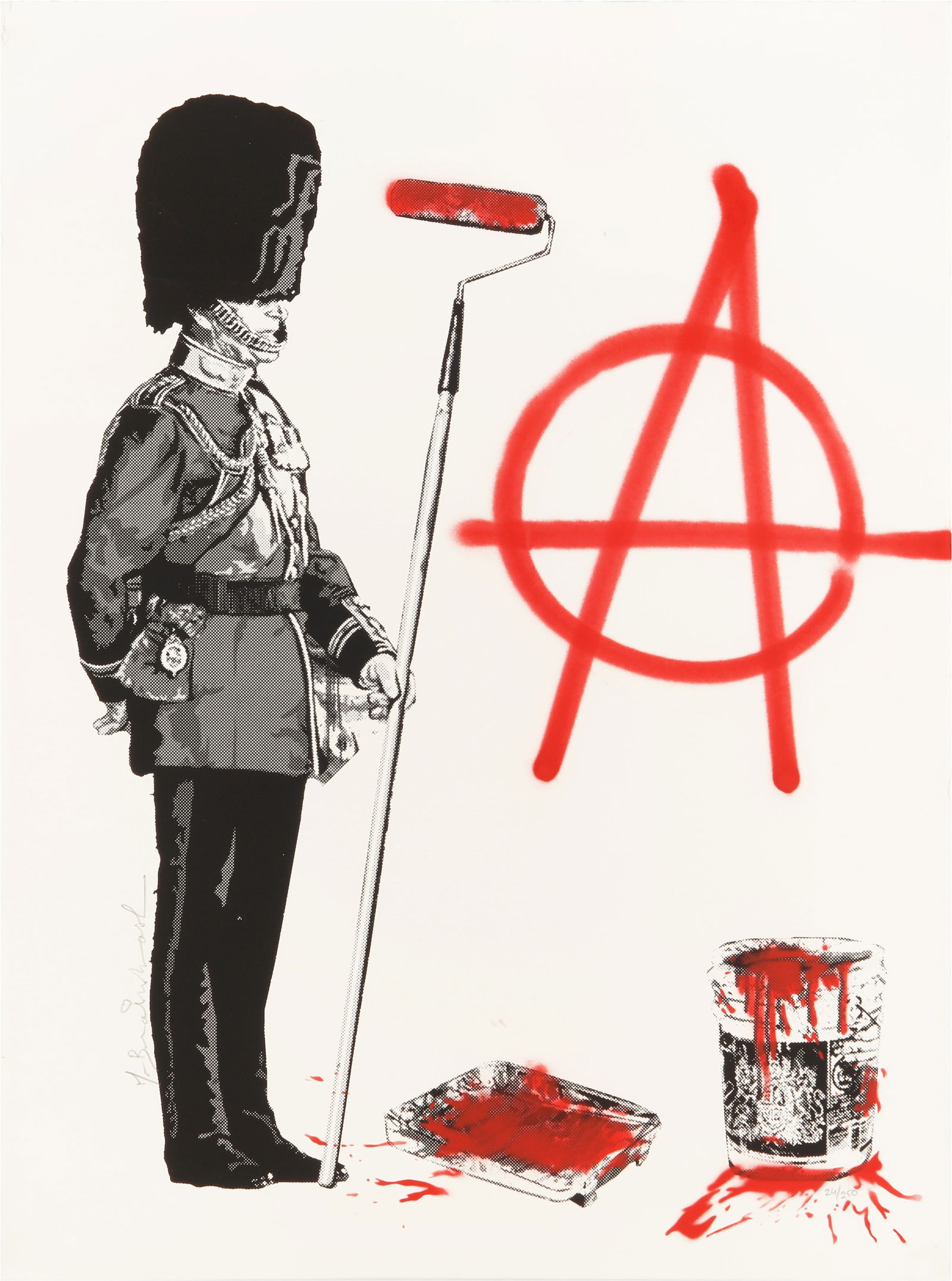 Mr Brainwash (French, b.1966) Anarchy Soldier (1 of 1)