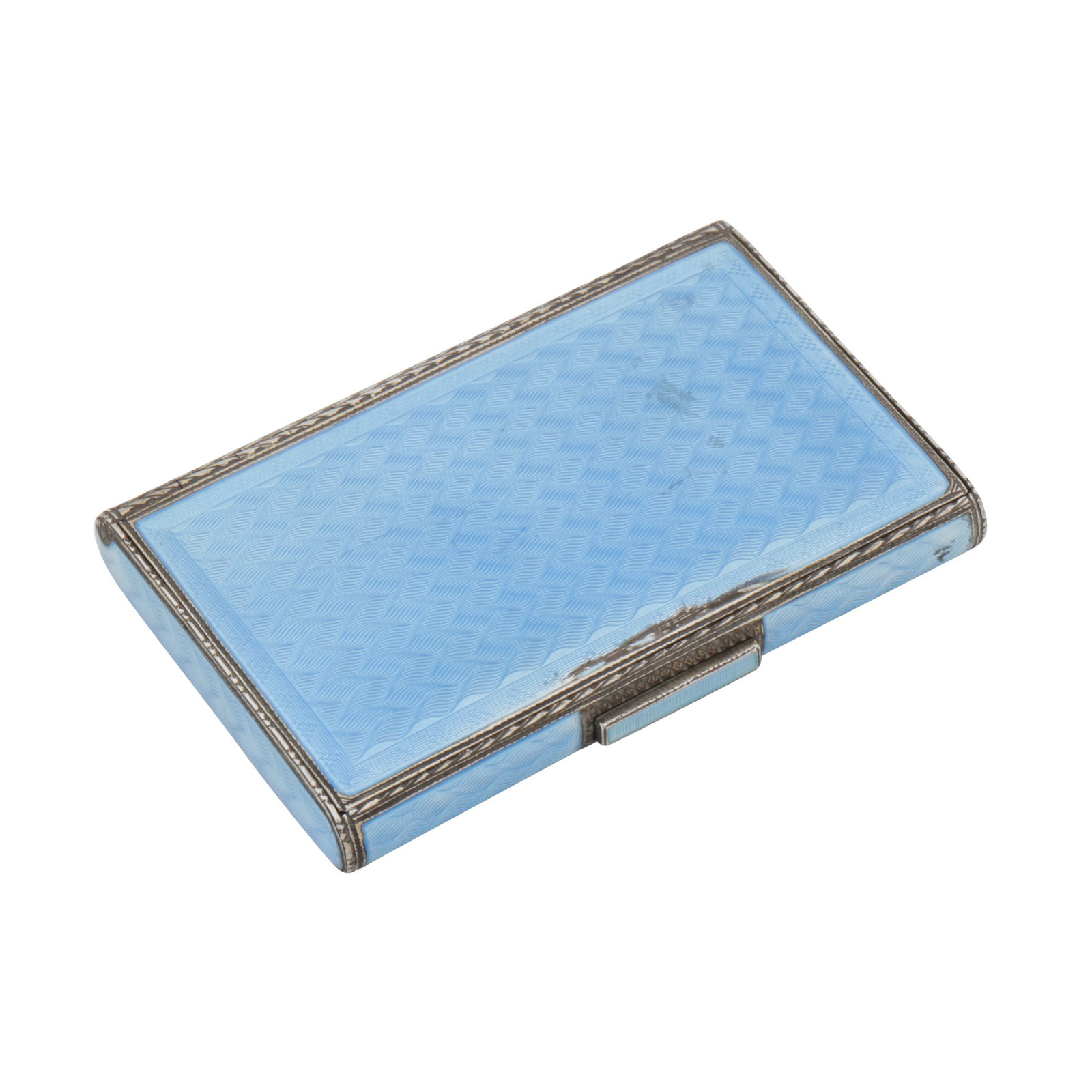 Austria circa 1930, retailed by Birks An early 20th century sterling silver and guilloche enamel (1 of 1)