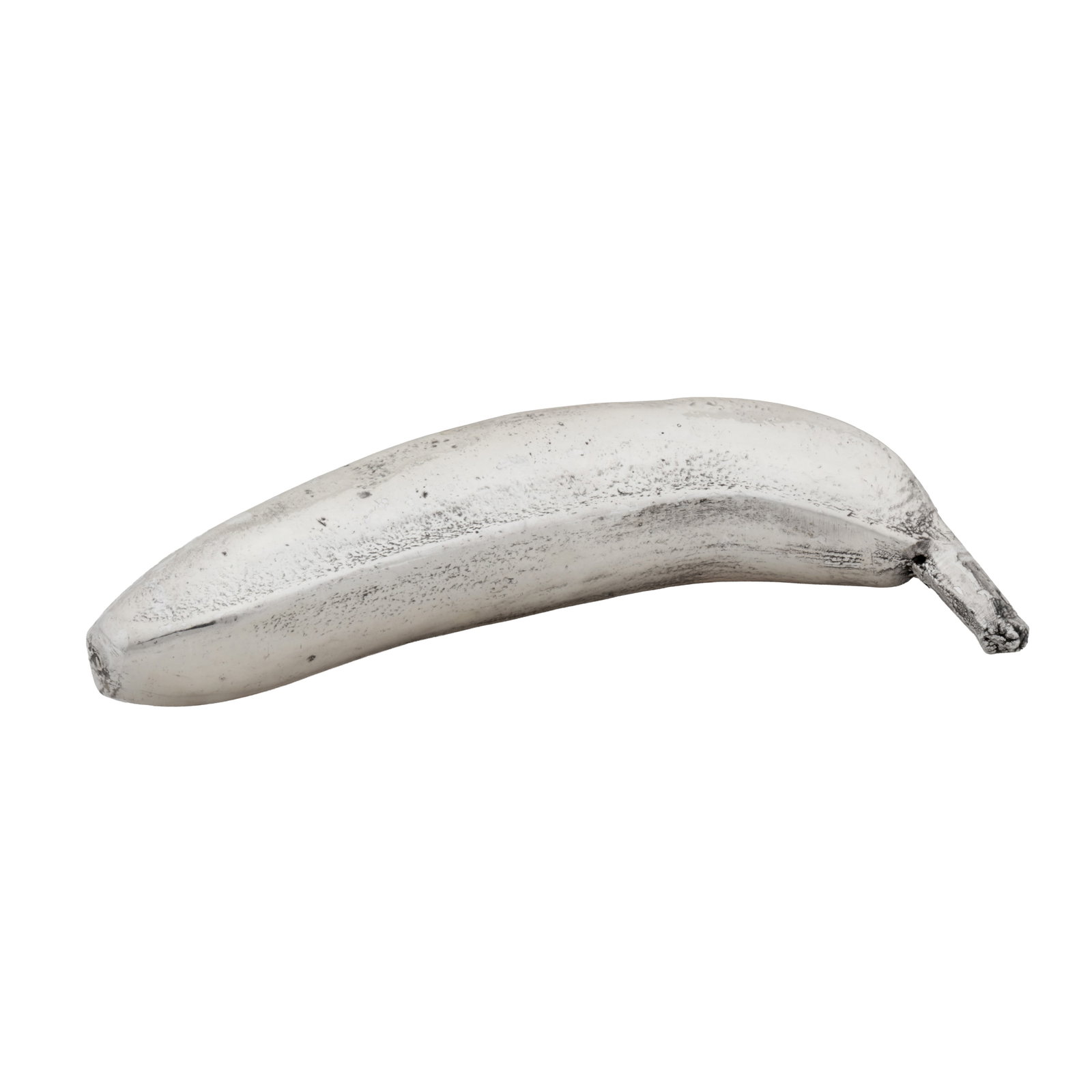 Birmingham 2000 by RB An Elizabeth II sterling silver model of banana.: Realistically modelled as a banana. Fully marked and stamped Filled to the side. Length - 14.5 cm / 5.7 inches