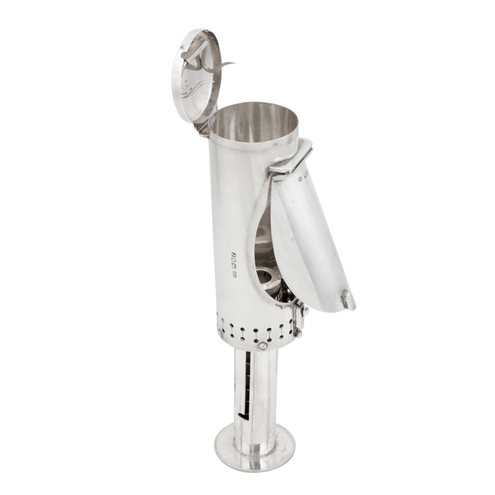 London 1905 by Percy Whitehouse An Edwardian sterling silver and gold mounted travelling carriage (1 of 1)