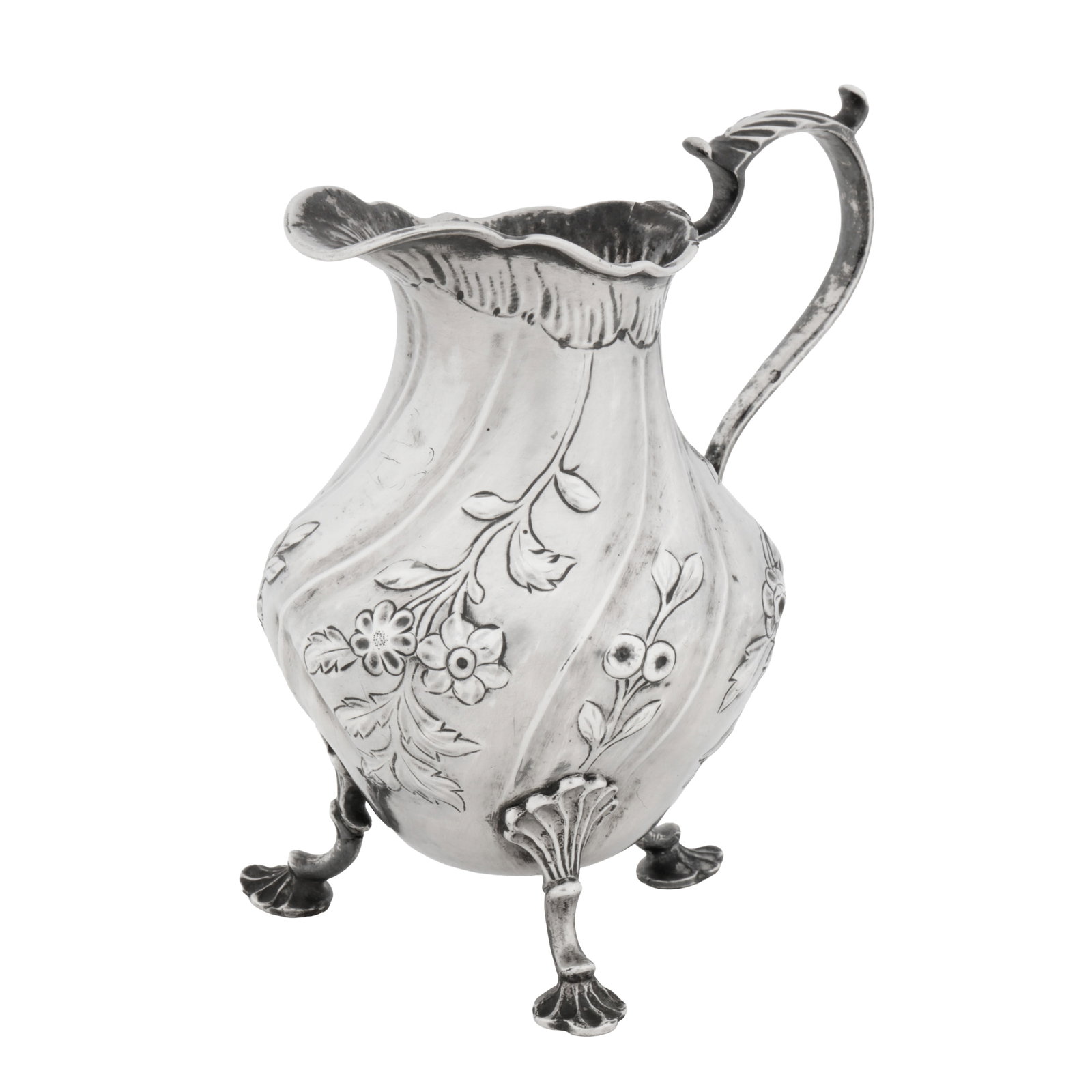 London 1845 by Francis David Dexter A Victorian sterling silver milk or cream jug (1 of 1)