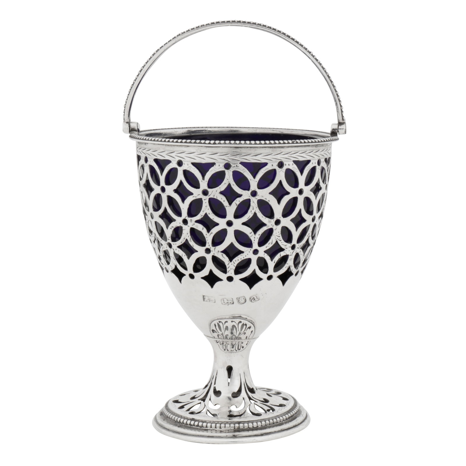 London 1776 by Hester Bateman A George III sterling silver sugar basket (1 of 1)