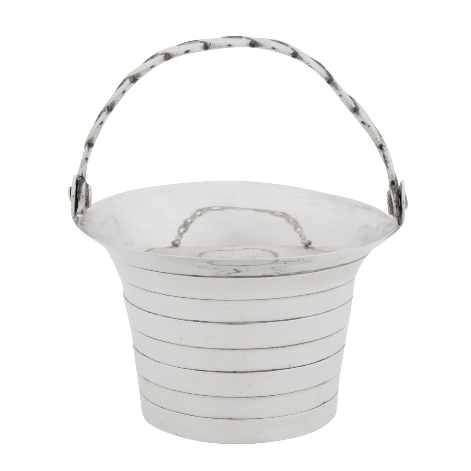 London 1753 by George Campar (reg. 7th Nov 1749) A George II sterling silver cream pail (1 of 1)