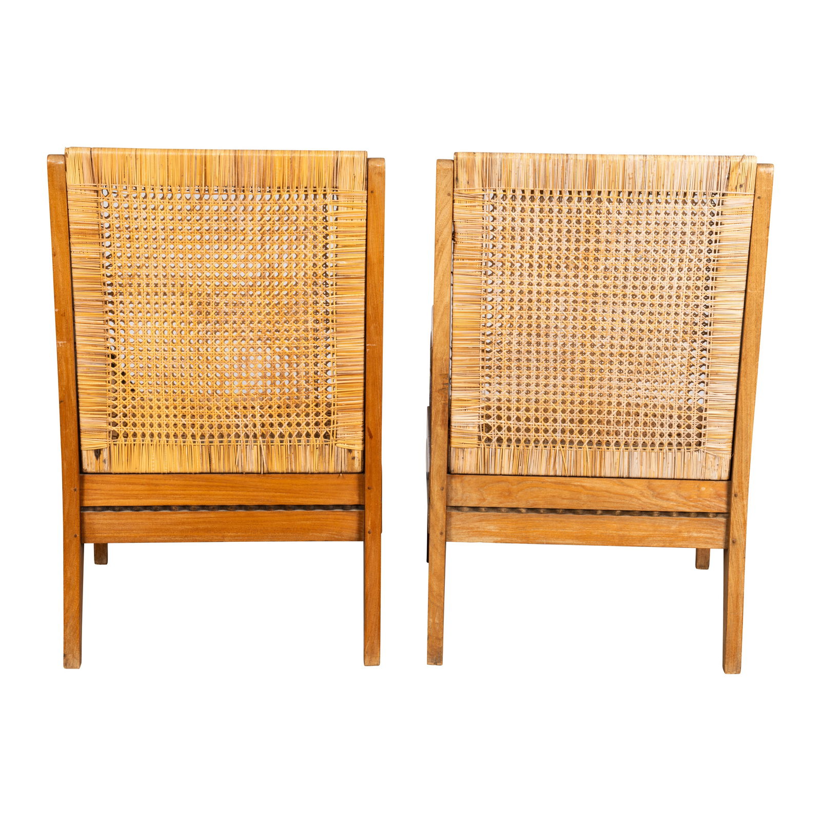Early 20h Century, Italy Pair of bergere lounge chairs - 3