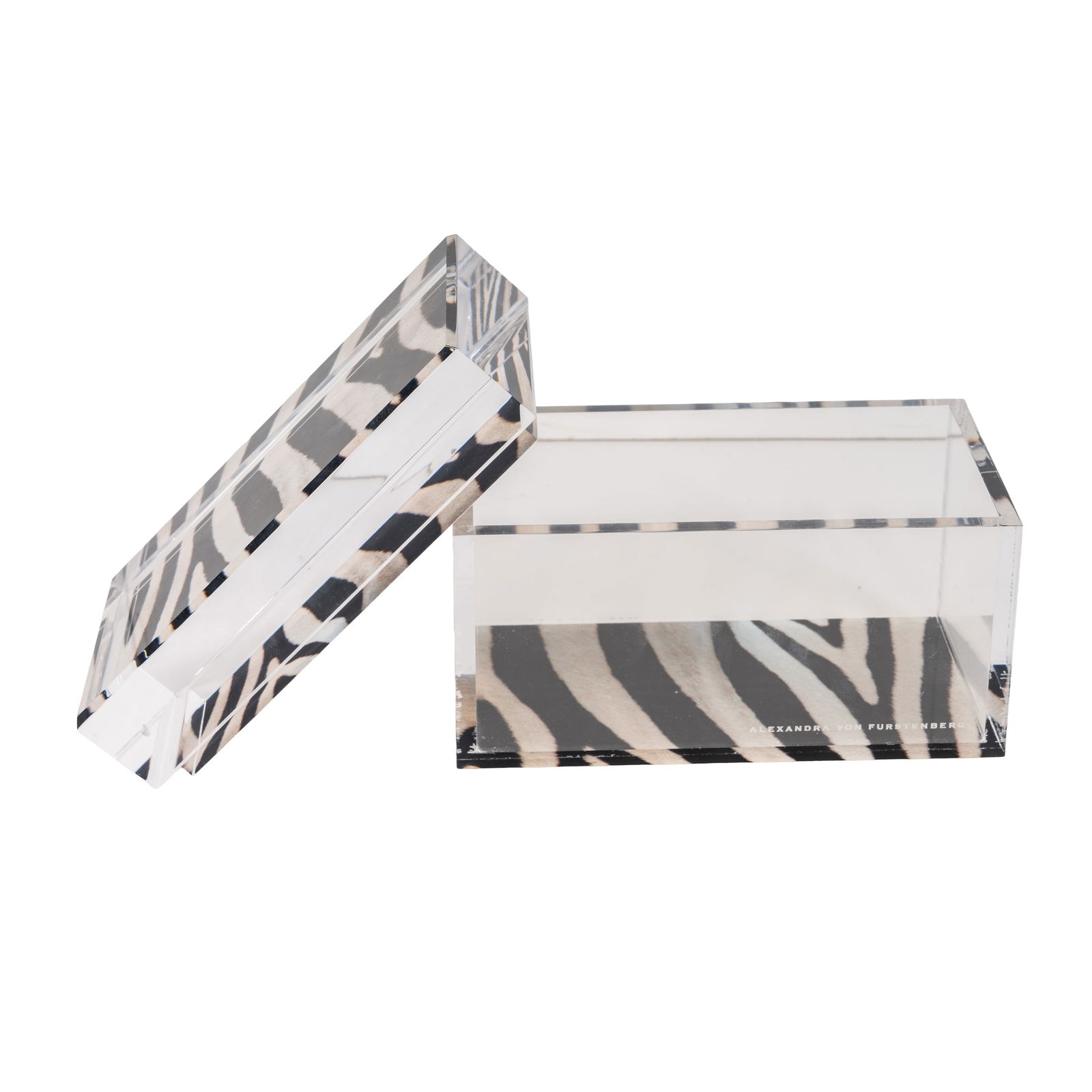 Alexandra Von Fustenberg, American AVF Home 'Candy Bowl' in X Print and 'Treasure Box' in Zebra Prin - 2