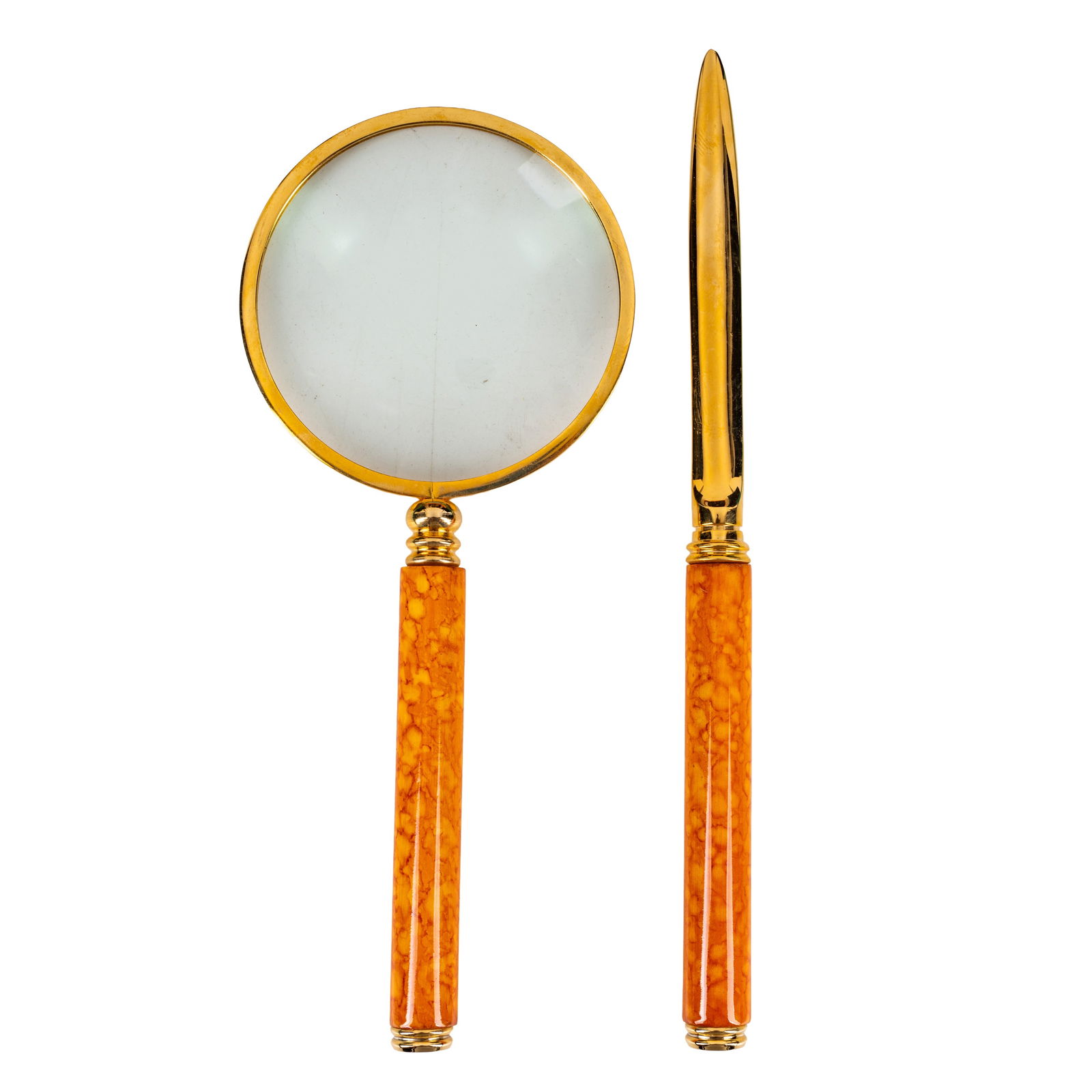 Jonathan Adler, American Two 'Toulouse' turquoise Valet Boxes and a 'Toulouse' orange desk set - 2