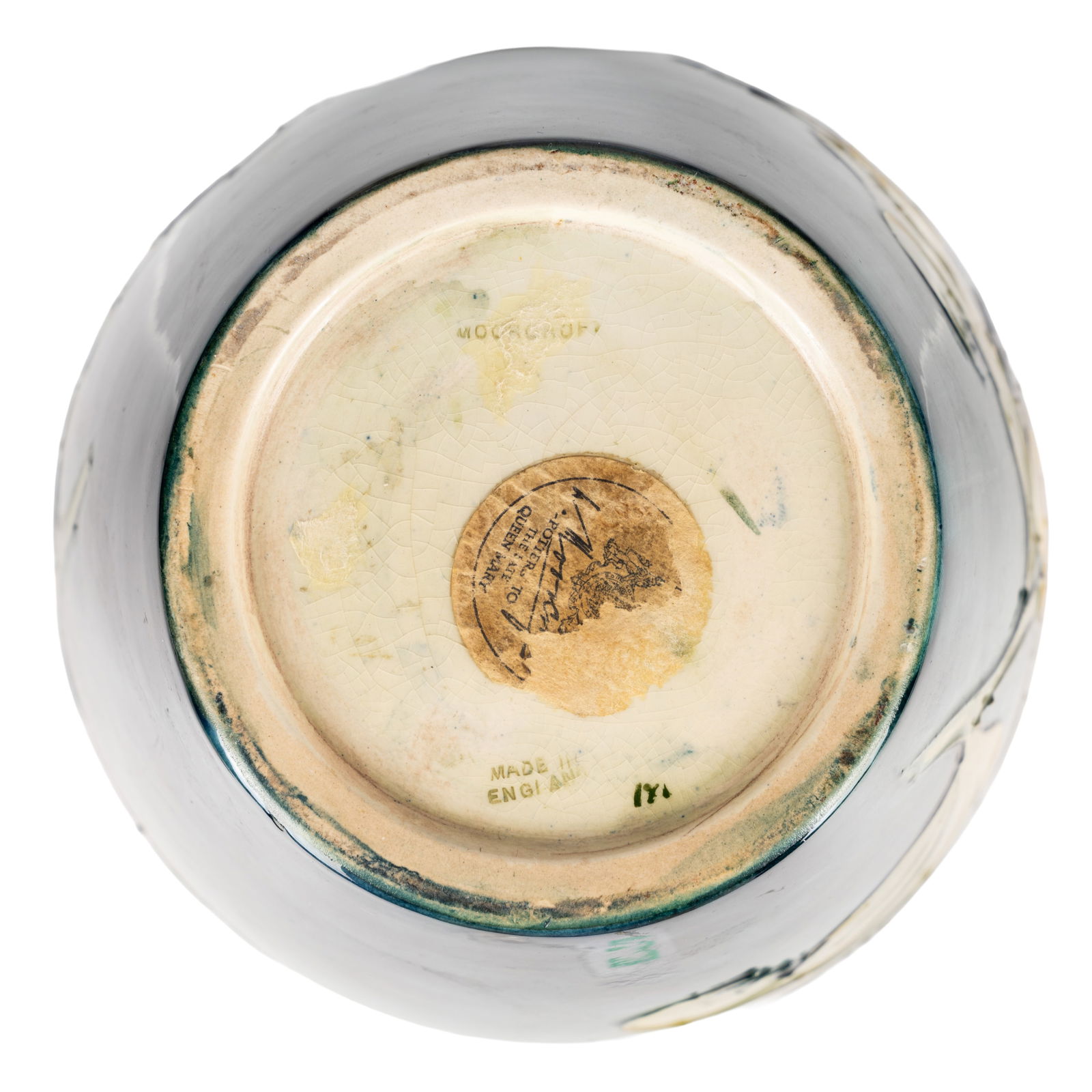 Moorcroft, British Hibiscus pattern vase - 3