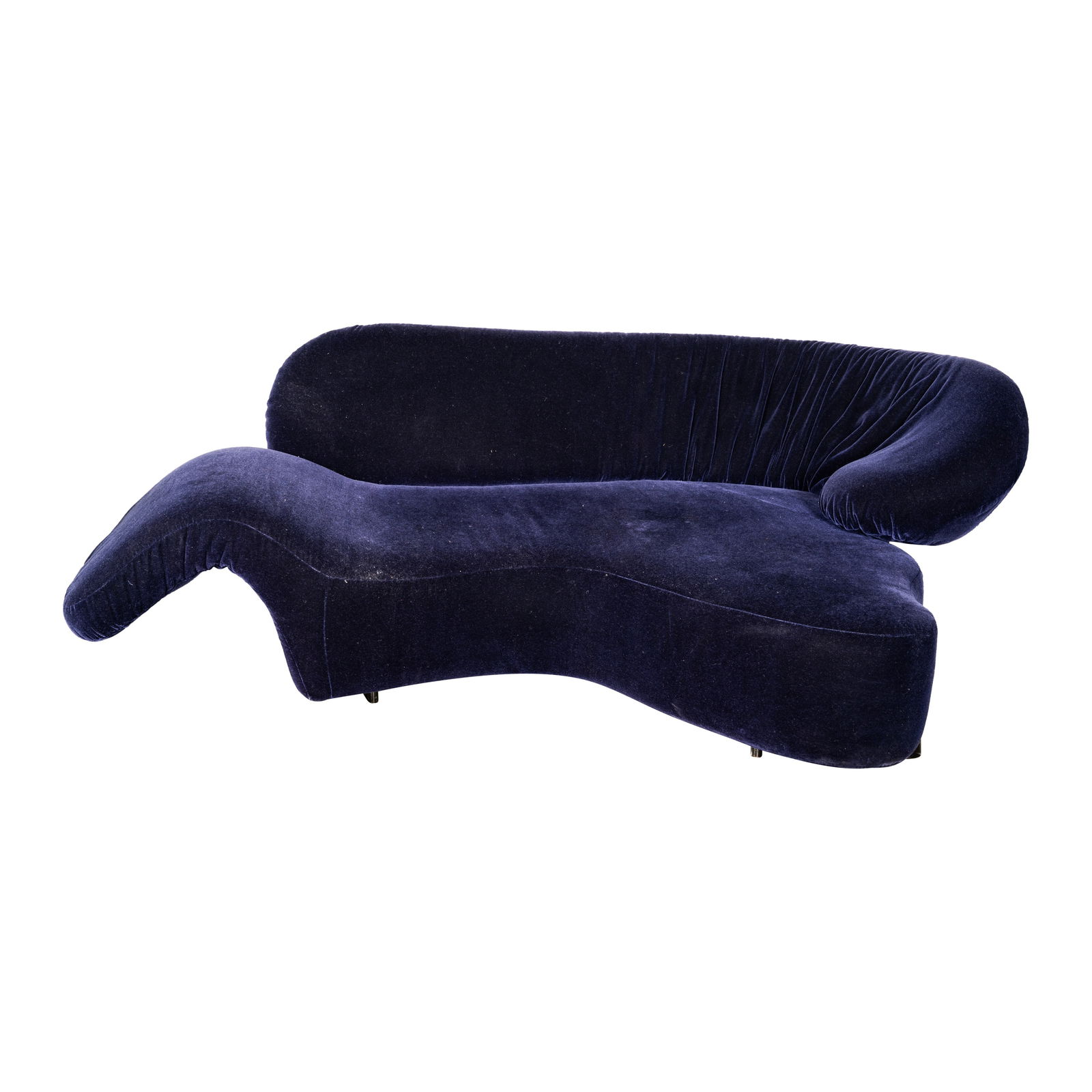 Francesco Binfare (Italian, b.1939) for EDRA, Italy 'Angel' sofa: Francesco Binfare (Italian, b.1939) for EDRA, Italy 'Angel' sofa 1990sPurple upholstery80cm high x 230cm wide x 140cm deep