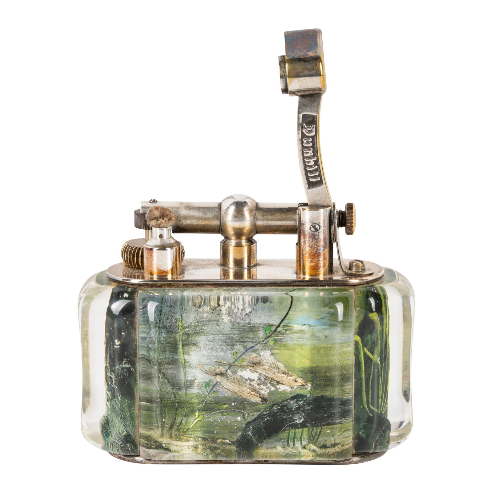 Alfred Dunhill (British 1872-1959) Half giant aquarium lighter - 3