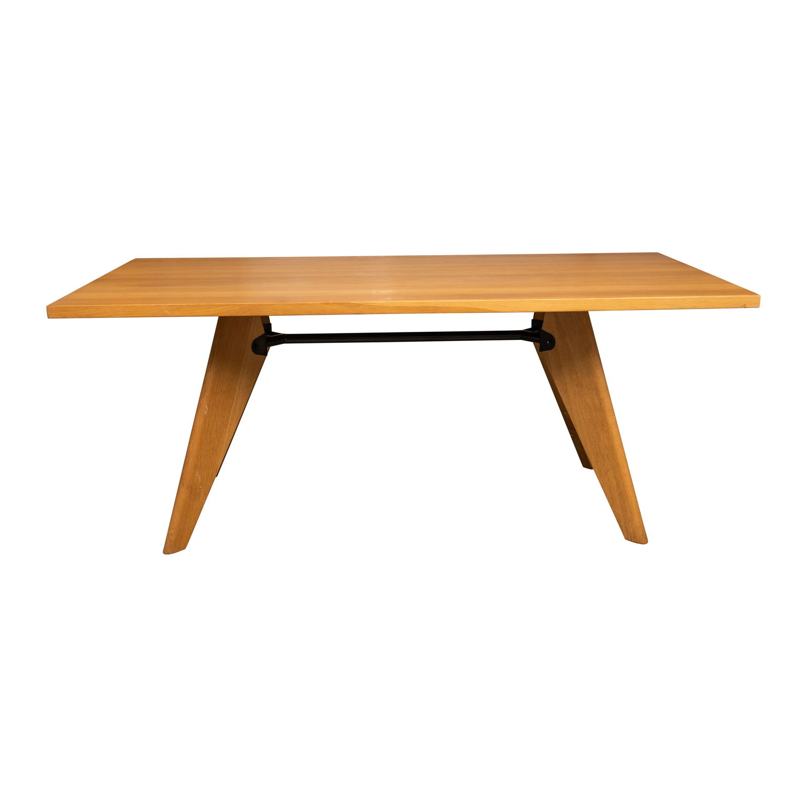 Jean Prouvé (French 1901-1984) for Vitra, Switzerland 'Solvay' or 'S.A.M Bois Table' - 2
