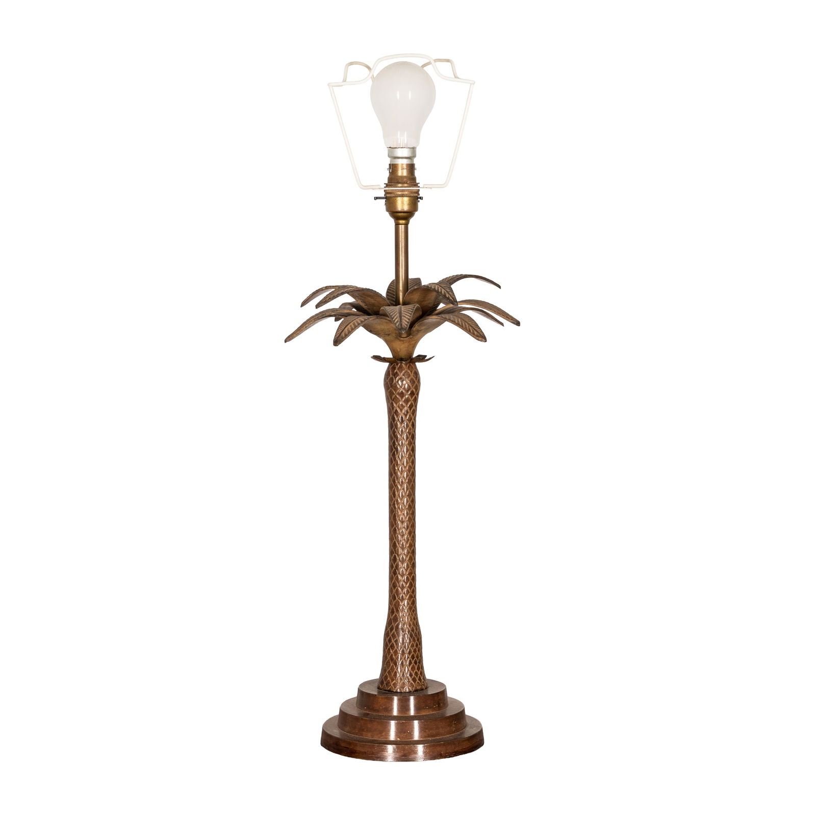 Hollywood Regency, America Near-pair of Palm Tree Table Lamps - 2