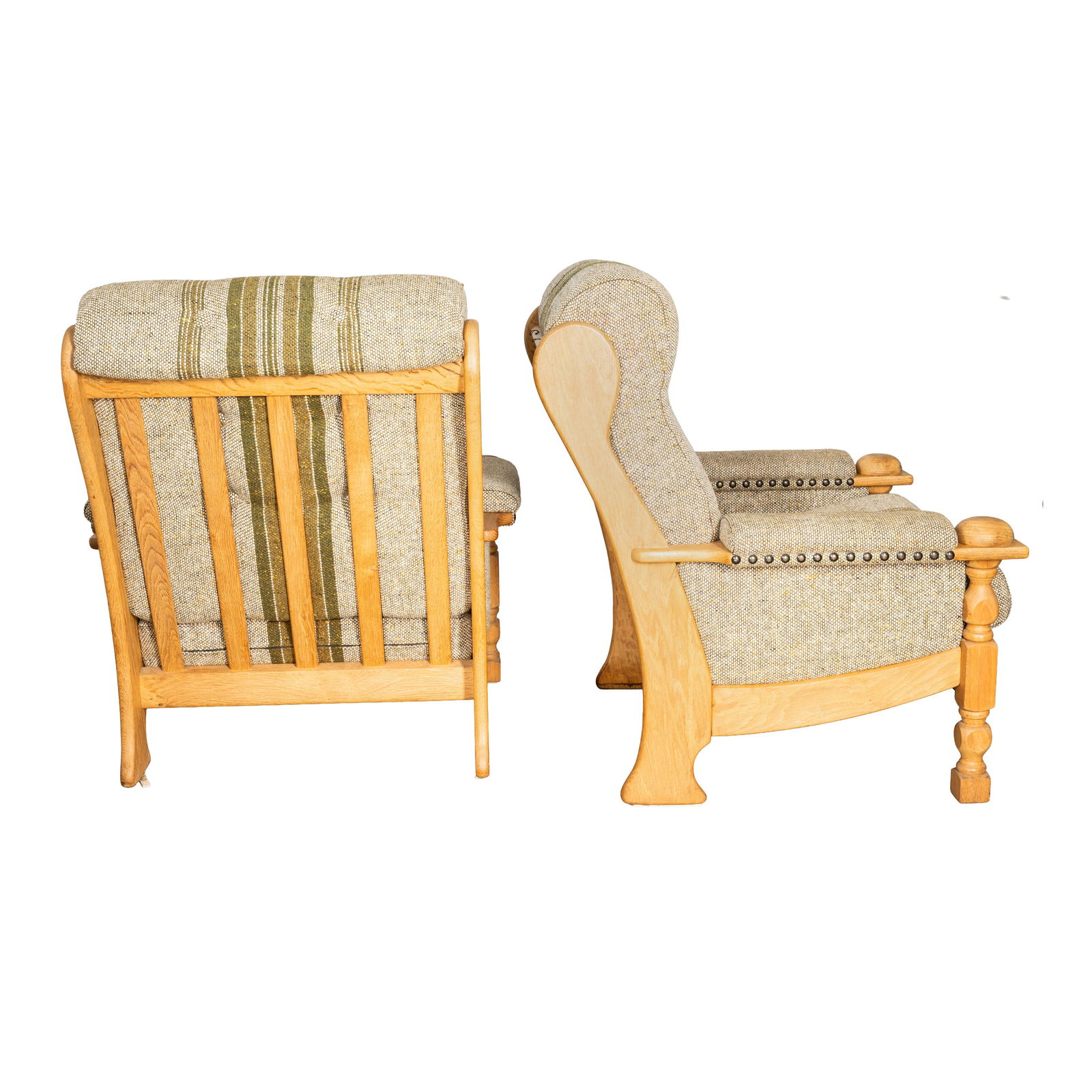 Attributed to Henning Kjærnulf (Danish, 20th Century) Pair of Easy Chairs - 2