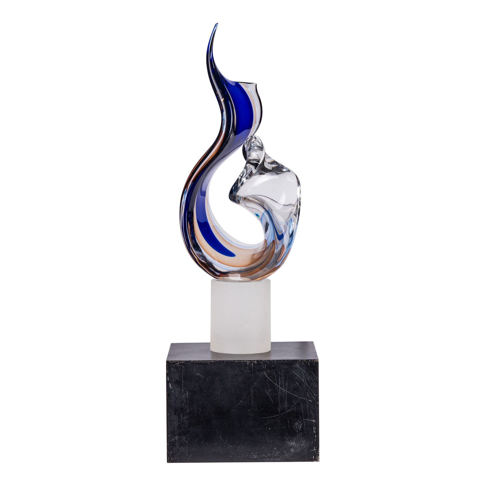 Romano Donà (Italian, b.1956) Murano Glass 'Wave' Sculpture - 2