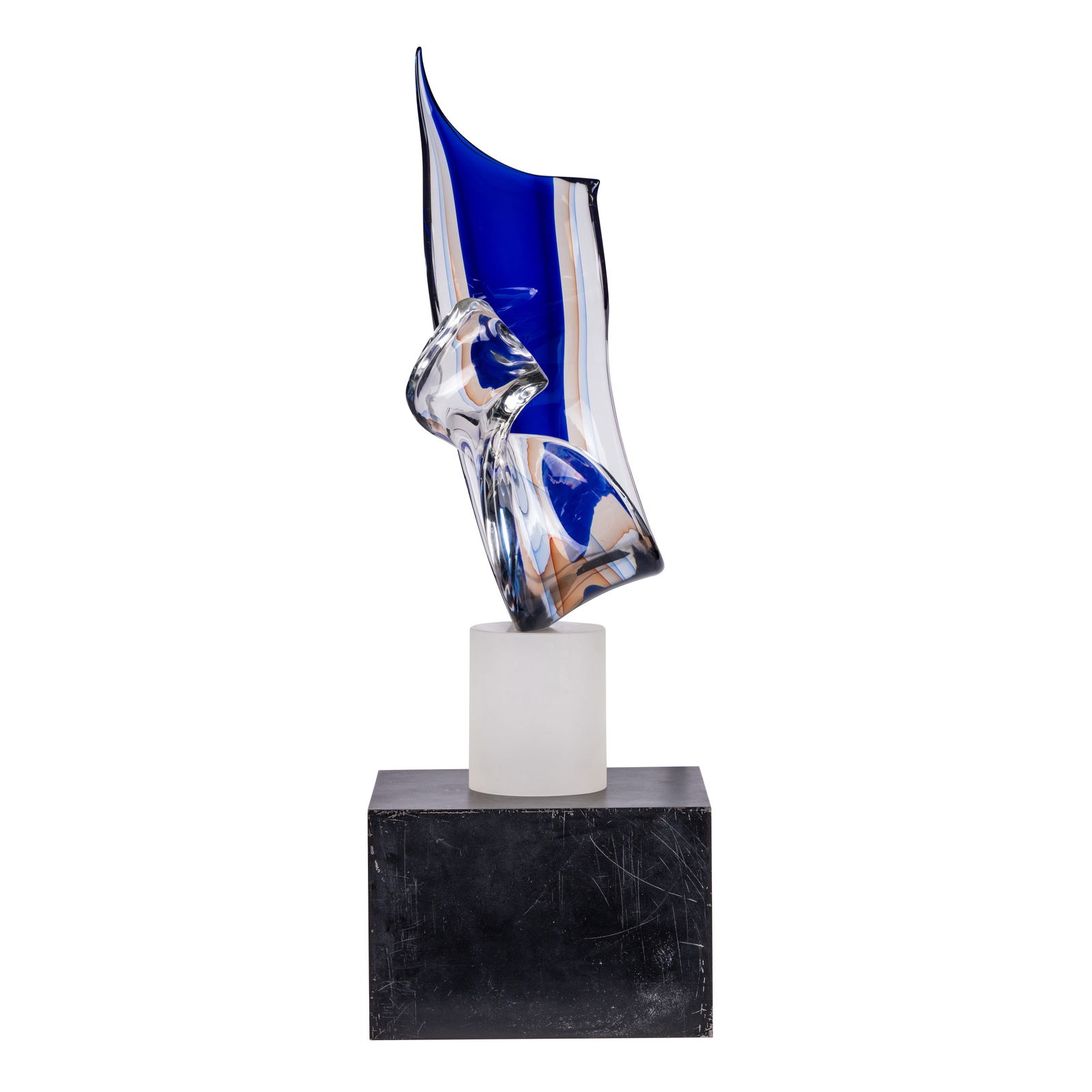 Romano Donà (Italian, b.1956) Murano Glass 'Wave' Sculpture - 3