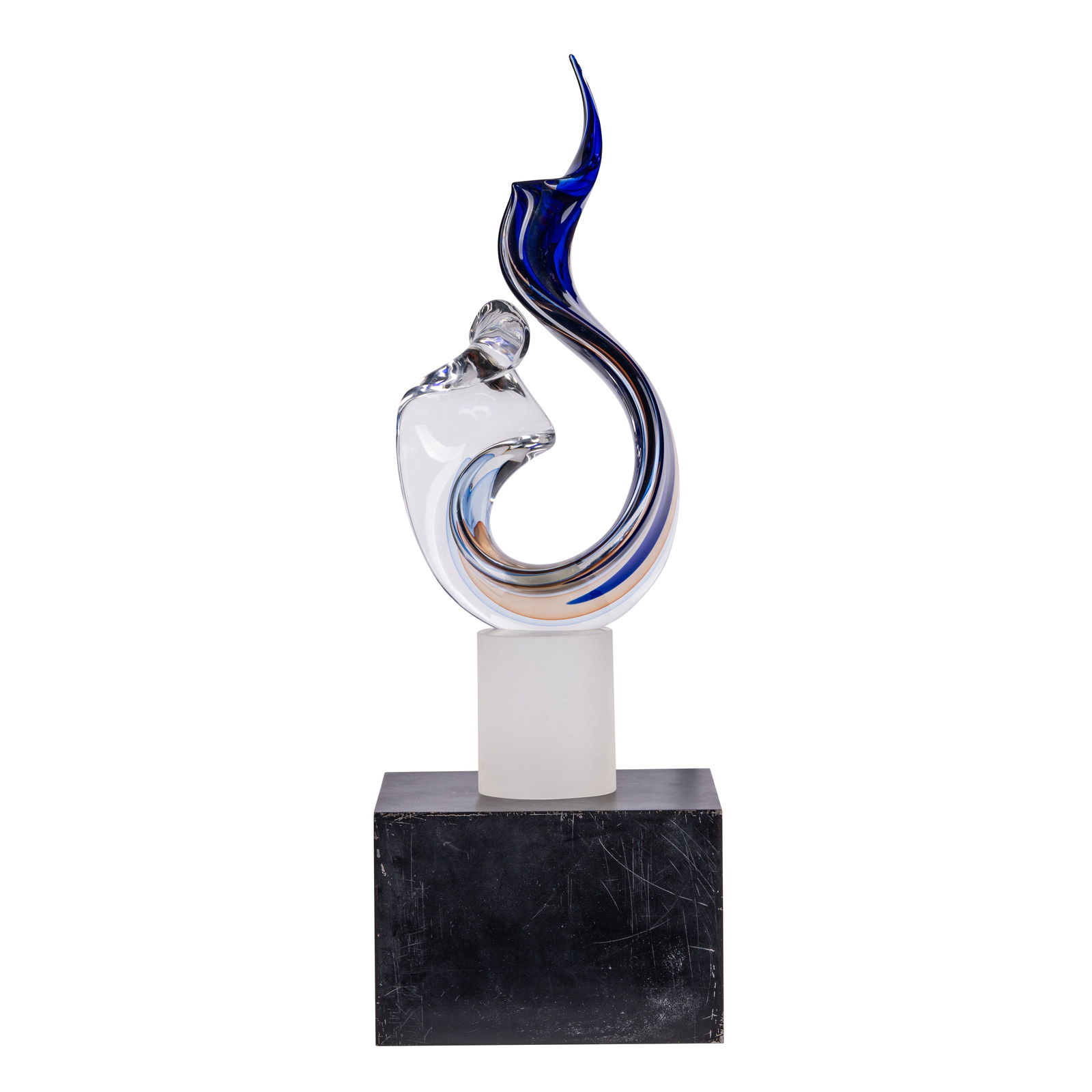 Romano Donà (Italian, b.1956) Murano Glass 'Wave' Sculpture - 4