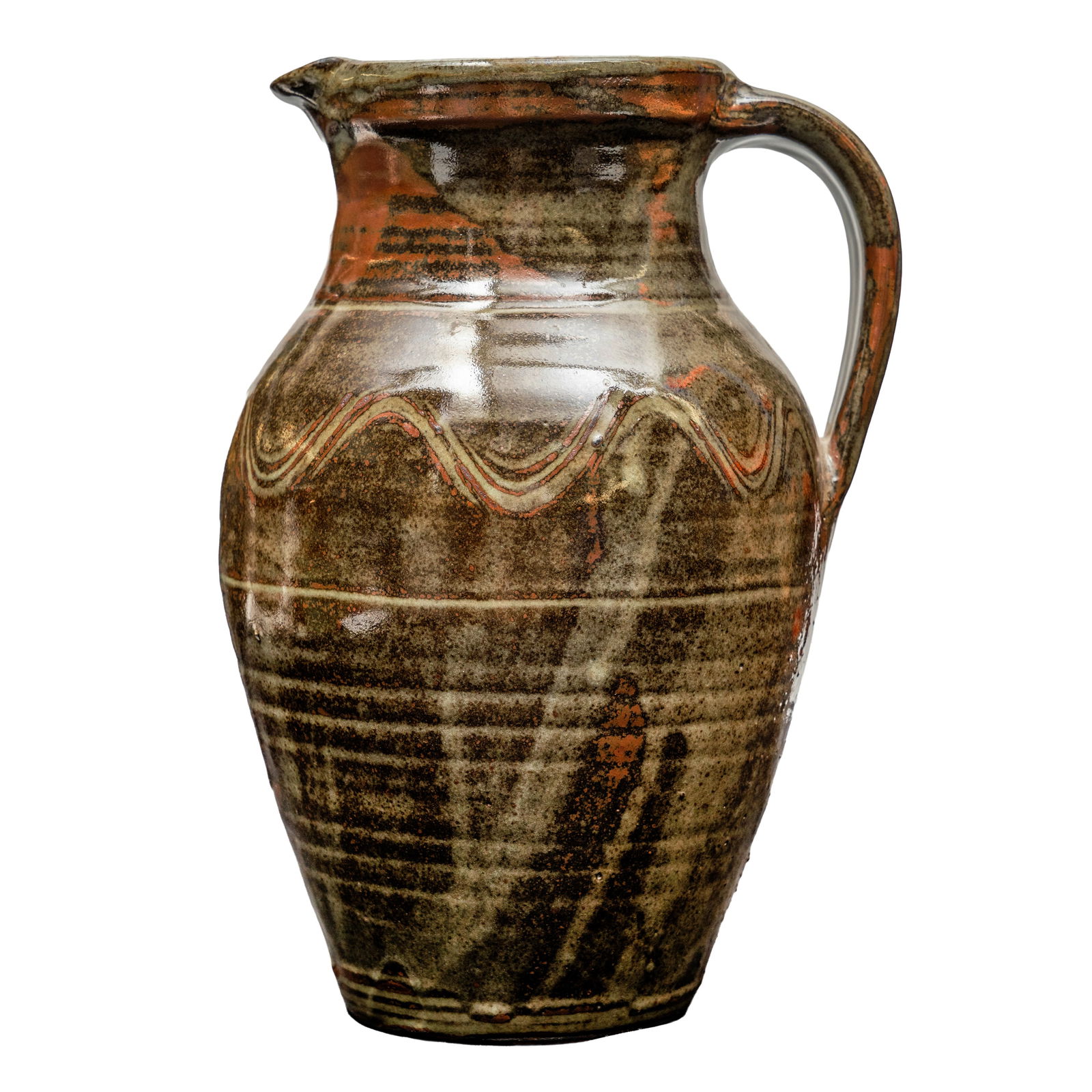 Studio pottery by various makers Richard Batterham, Clive Bowen, Crowan Pottery, Winchcombe Pottery - 8