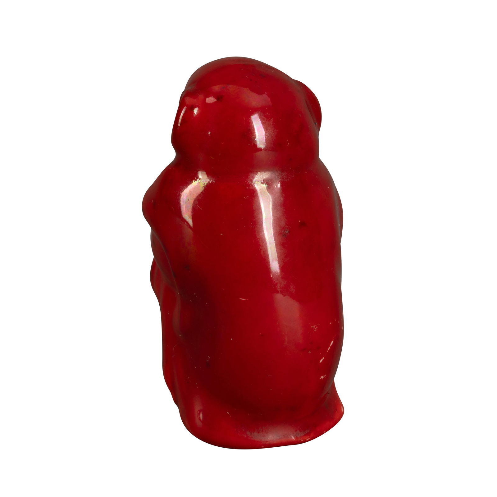 Bernard Moore (British 1850-1935) Model of a seated monkey - 2