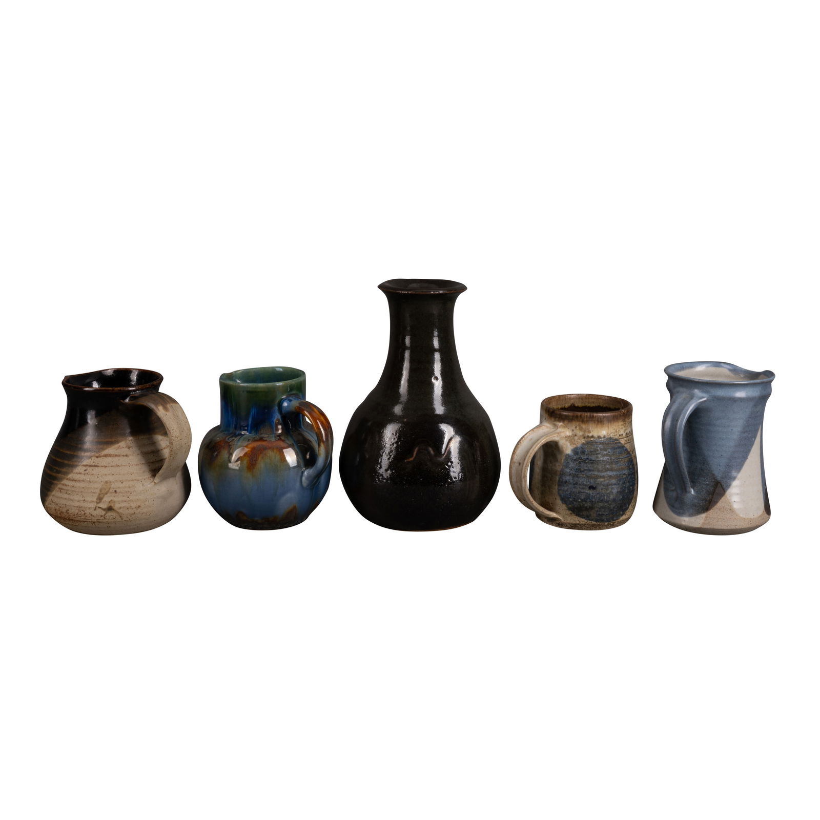 Studio pottery by various makers Colin Pearson, John Chalke, Glynn Hugo, Alan Brough, Bryan Newman, - 19