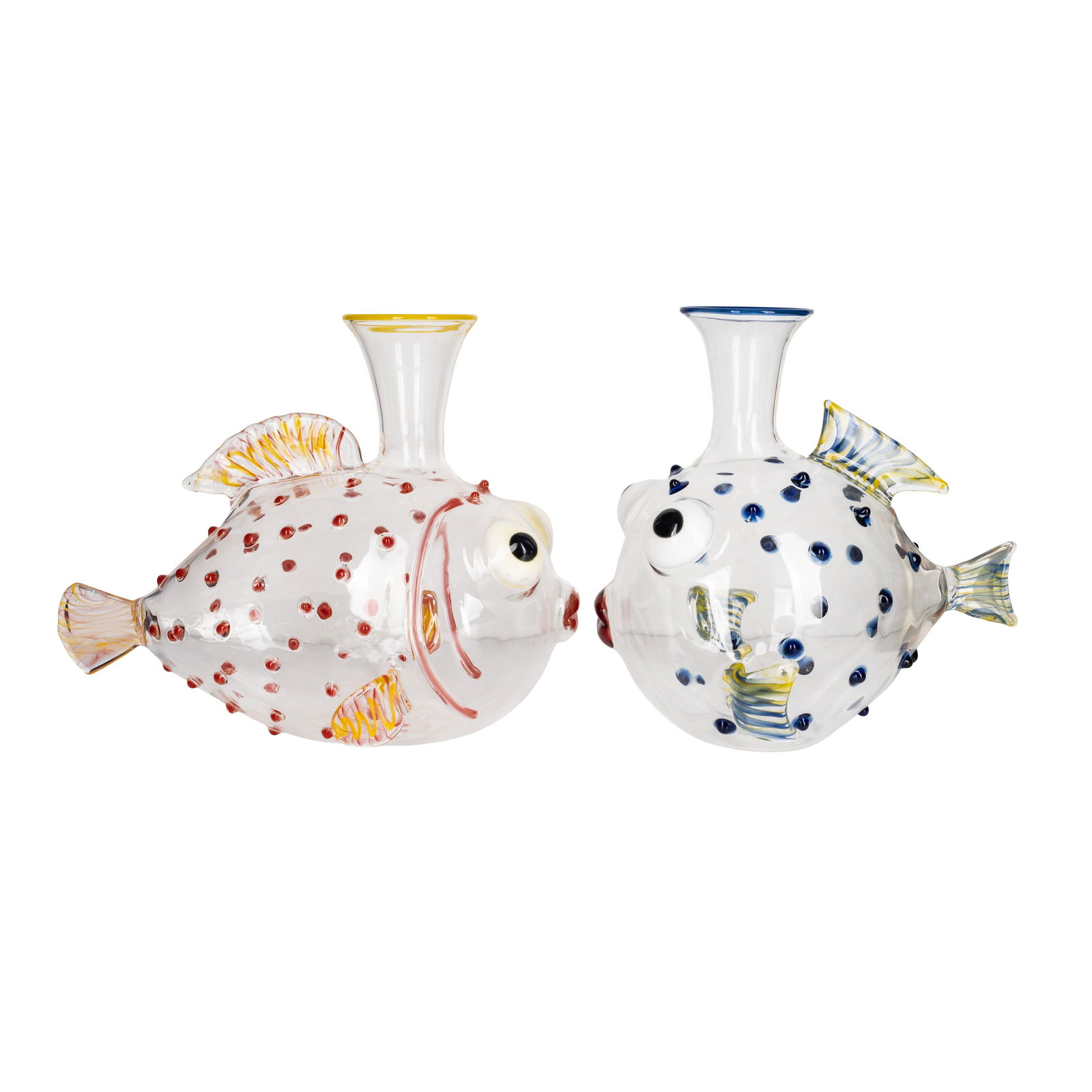 Massimo Lunardon, Italy Pair of 'Fish' Carafes - 2