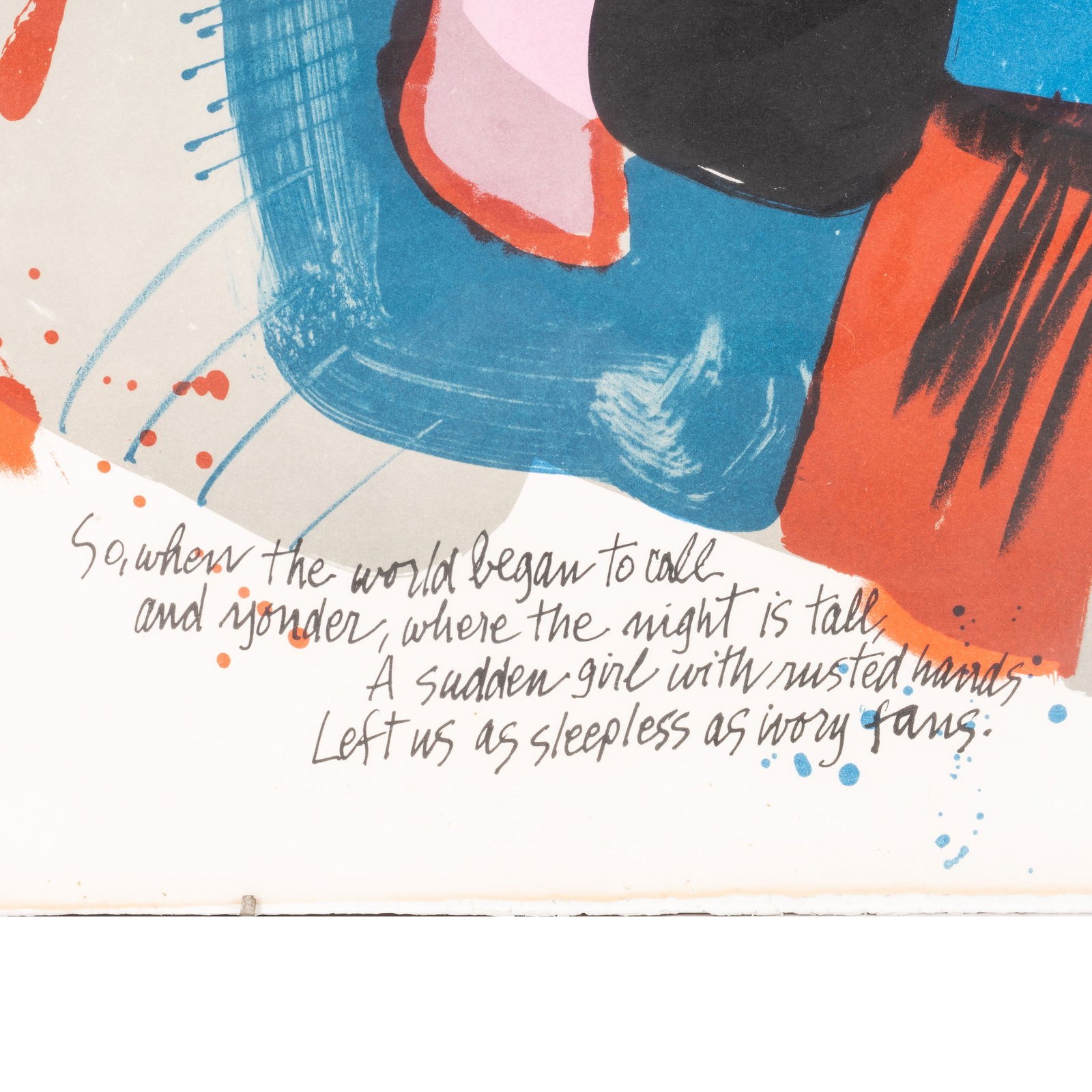 Sam Maitlin (British 1928-2004) 'I Have Found It' poster, limited edition 6/10 - 6