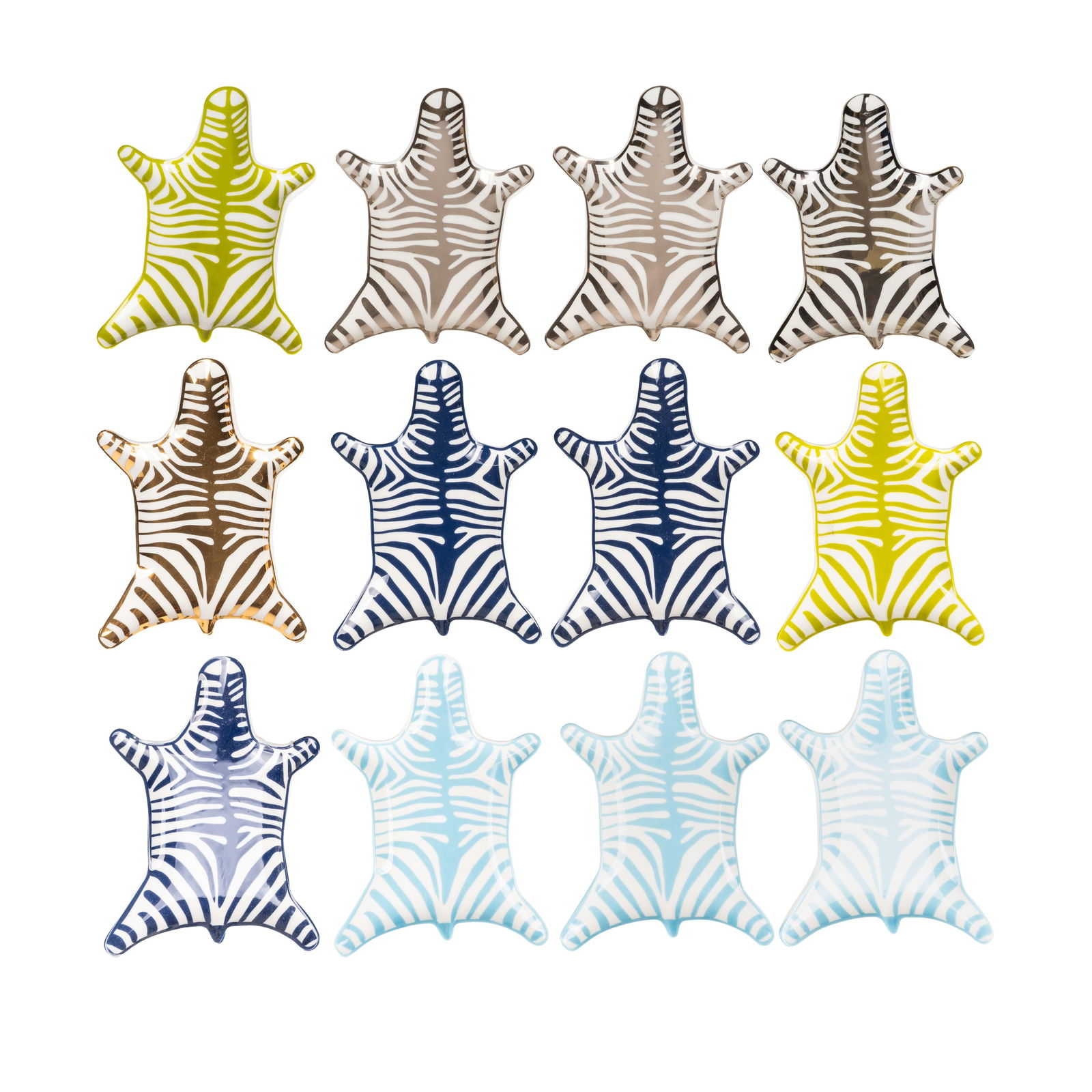 Jonathan Adler, American Zebra Stacking Side Plates: Jonathan Adler, American Zebra Stacking Side Plates ContemporaryPorcelainPrinted marks to undersides15 cm x 12 cm