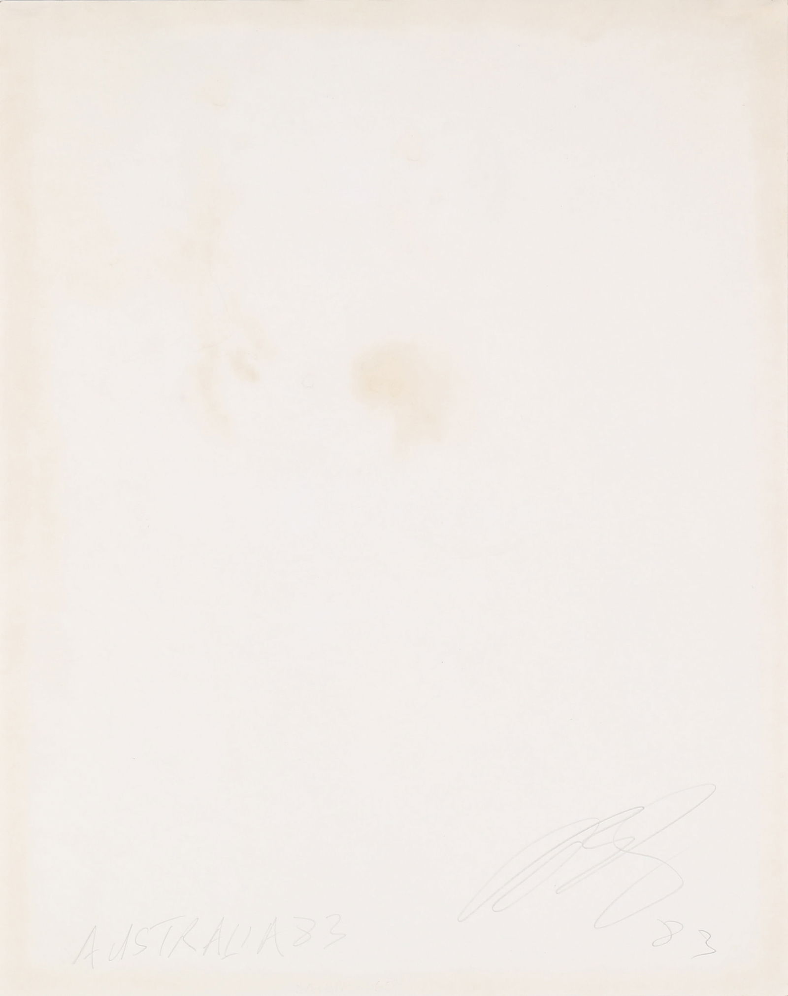 § David Bailey (b.1938) Australia, 1983 - 3