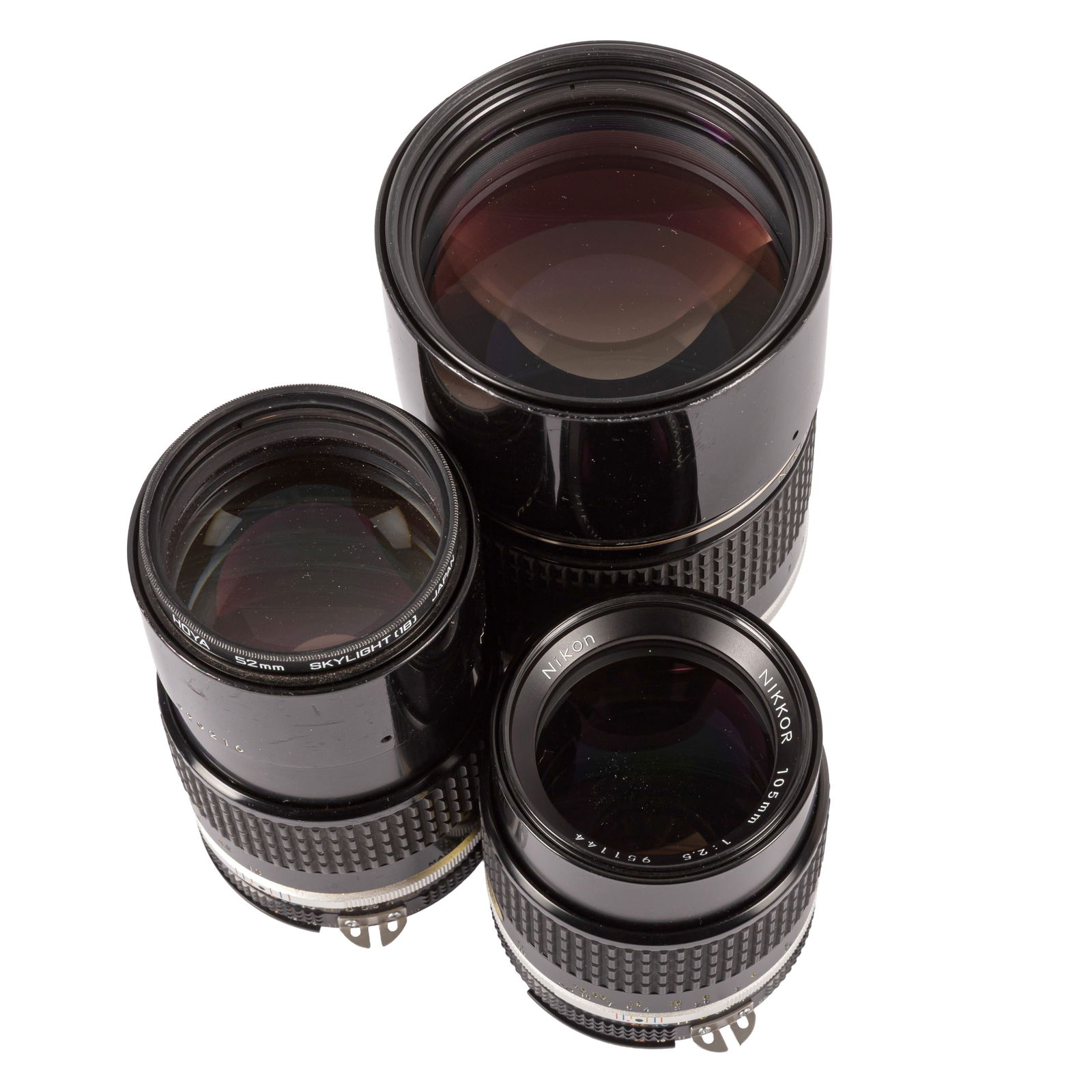 Nikon Three Nikon Lenses - 4