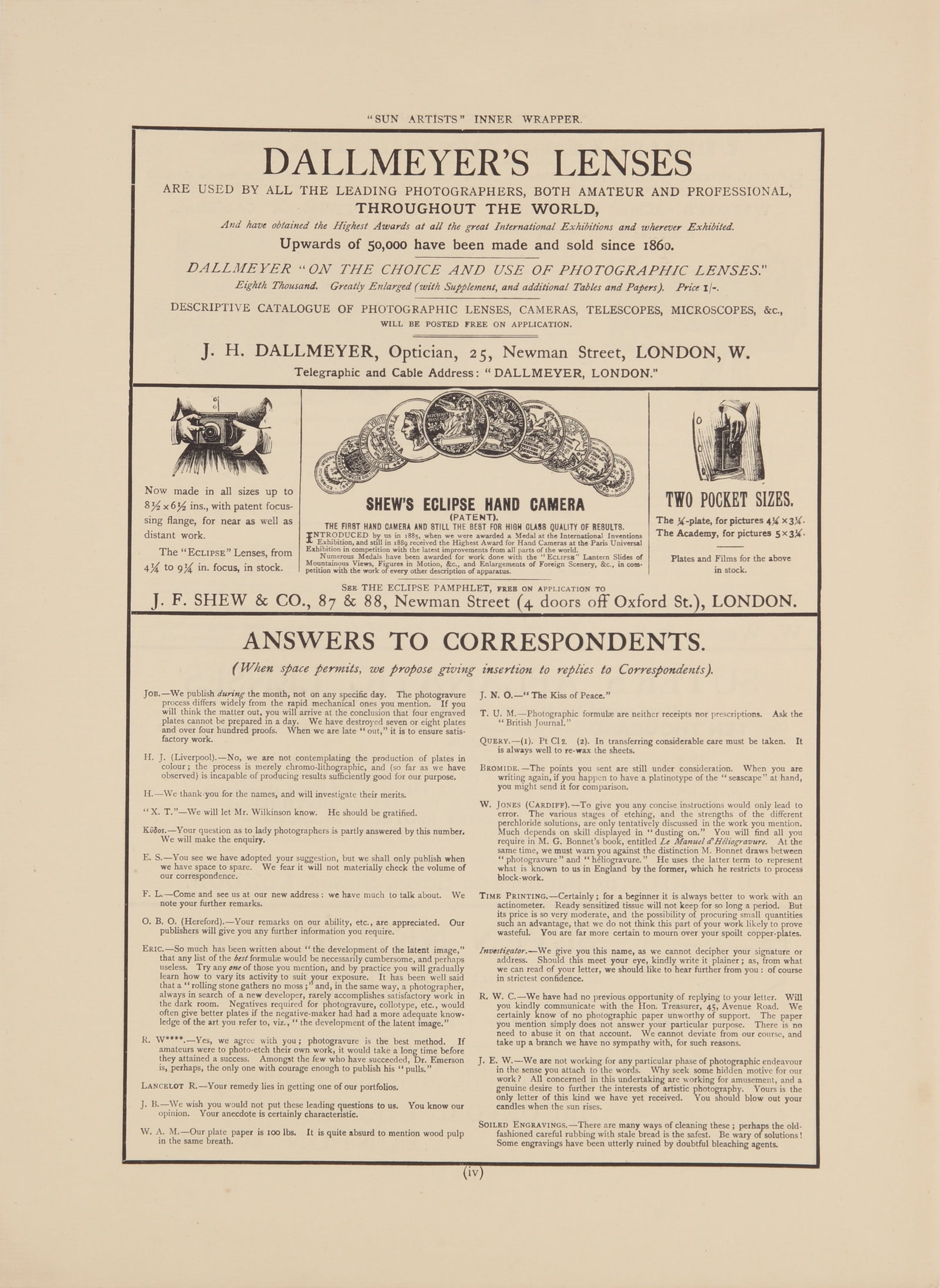 "Men with Cameras" A pair of album pages, c.1902 - 6