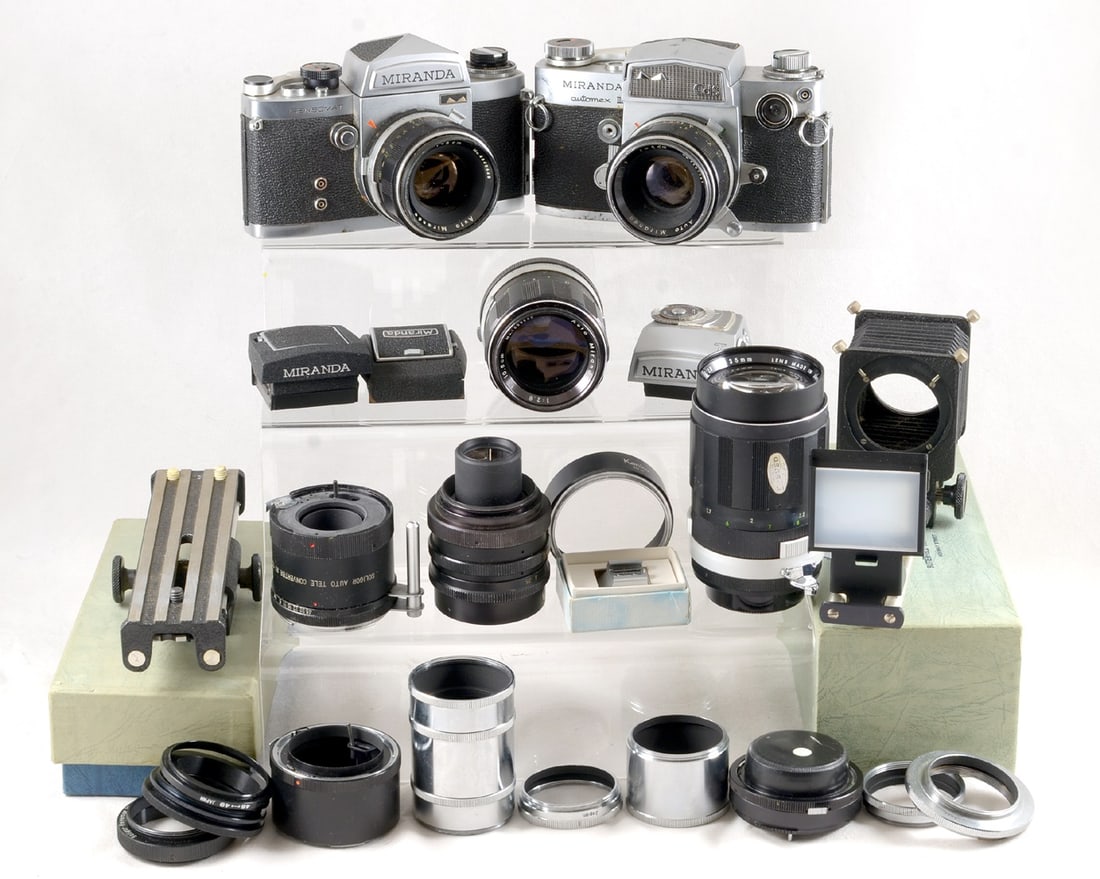 Extensive Miranda Camera & Lens Outfit. With BPM Bellows and extension tubs. (1 of 3)