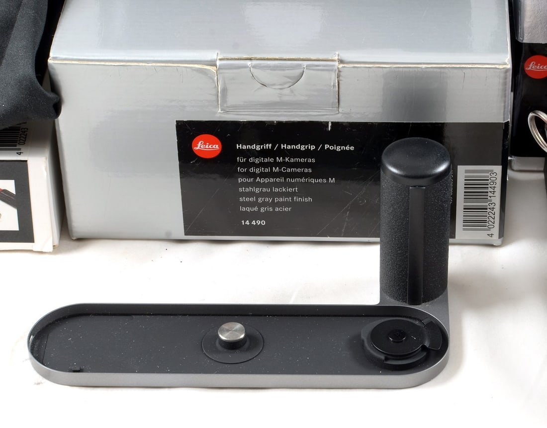 Leica Steel Grey Handgrip for M Digital Cameras. Plus other accessories - 2