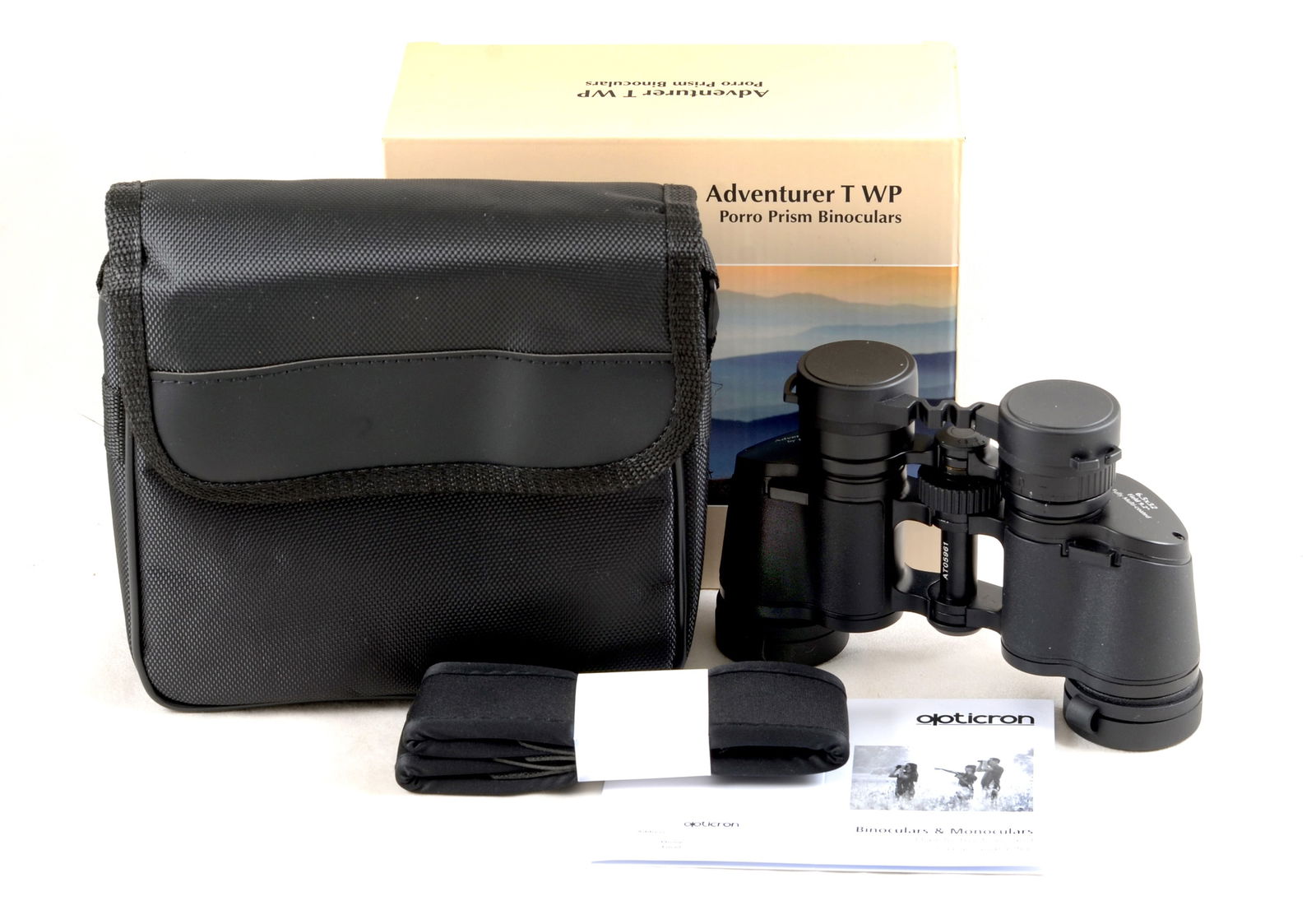 Opticron 6.5x32 Adventurer T WP Wide Angle Binoculars. Unused: Opticron 6.5x32 Adventurer T WP Wide Angle Binoculars. Unused Unused. Boxed, with caps, case and strap.