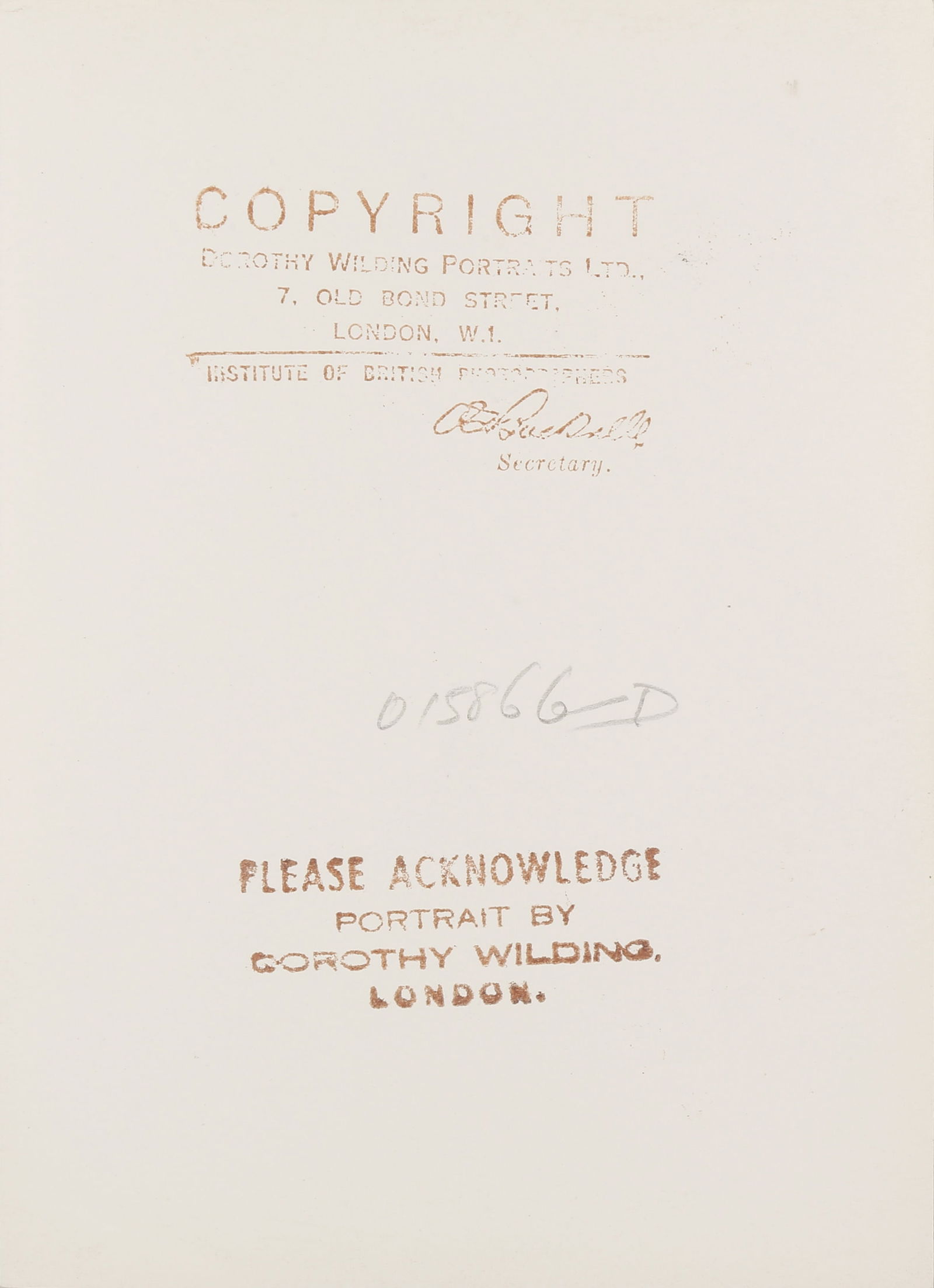 § Dorothy Wilding (1893-1976) A Fine Group of Portaits of US Diplomat Charles Ulrick Bay, c.195 - 7