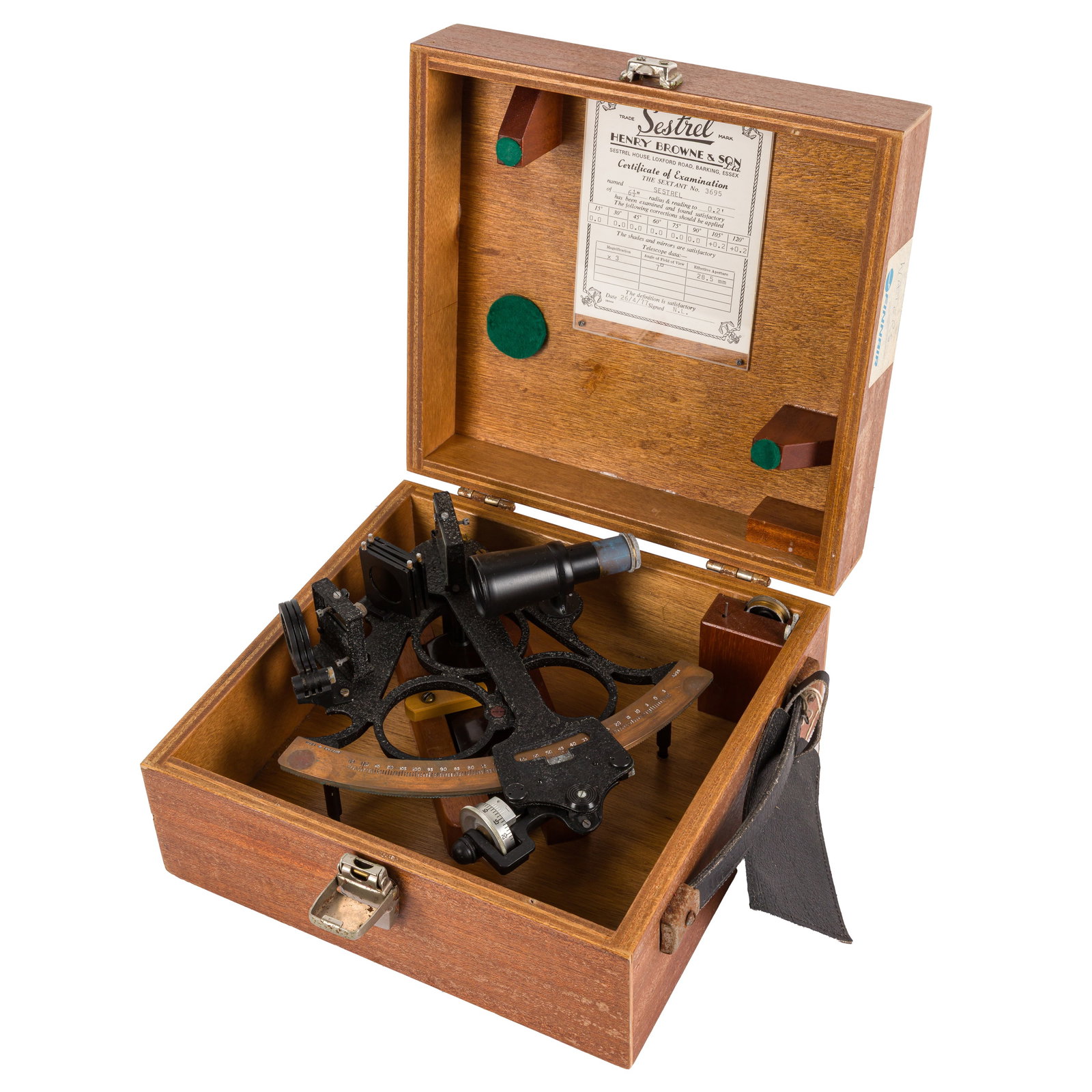 A Henry Browne and Son "Sestrel" Marine Sextant - 3